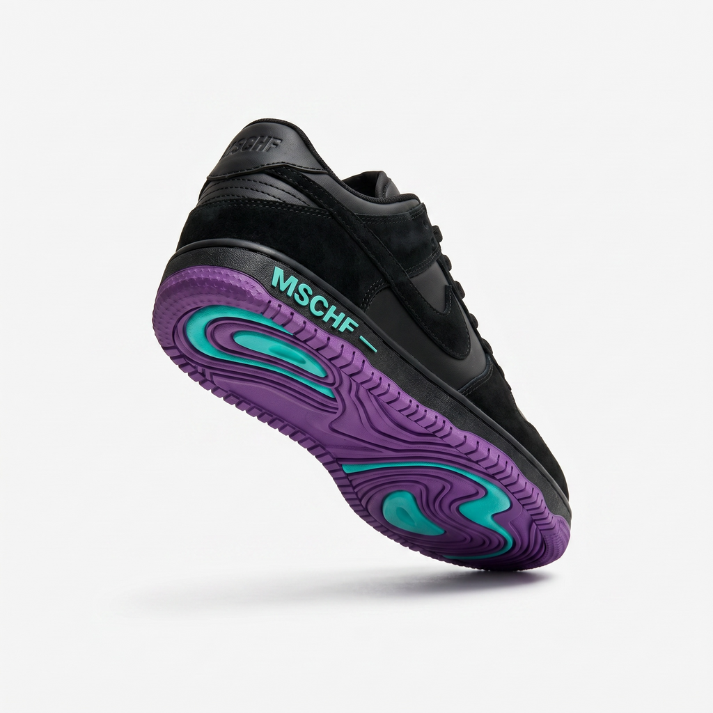 MSCHF Black/Purple Sneaker
