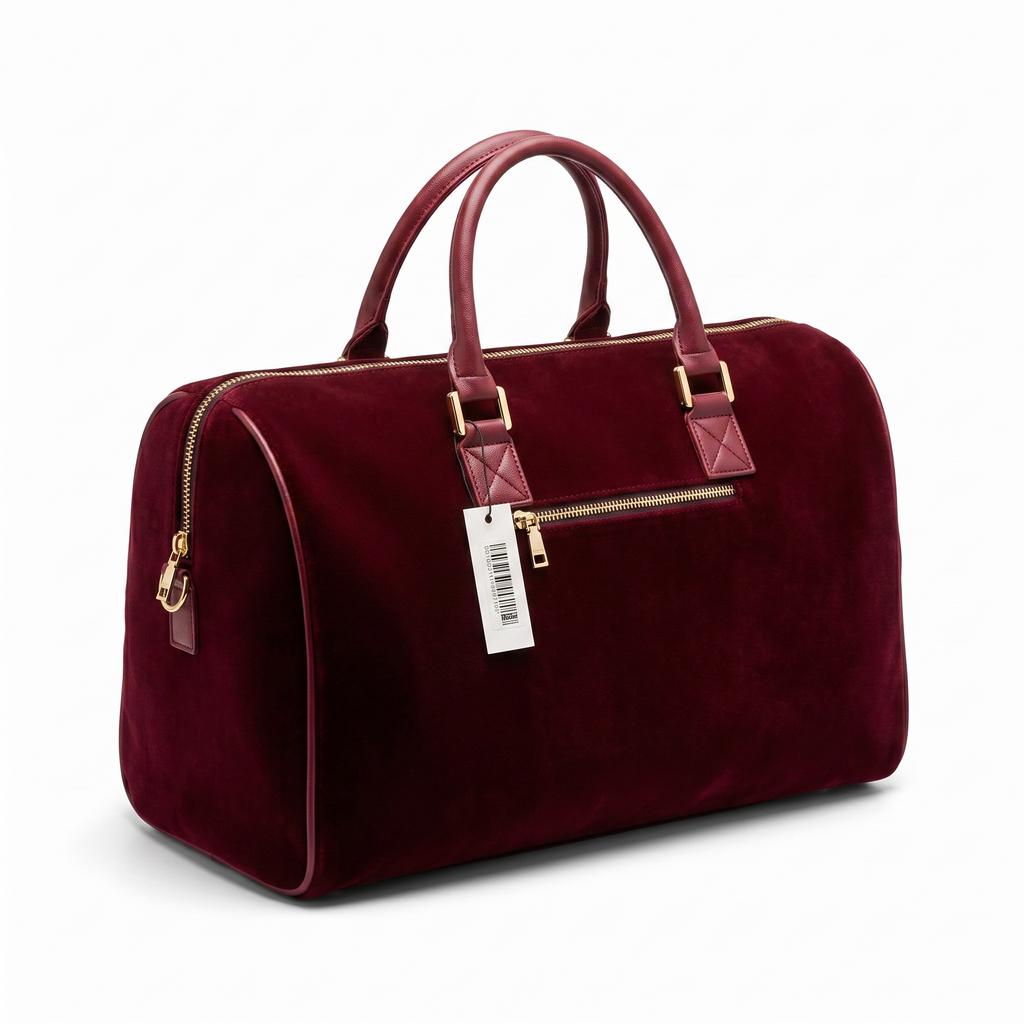 Tote & Carry Apollo Weekender Duffel Burgundy Velvet