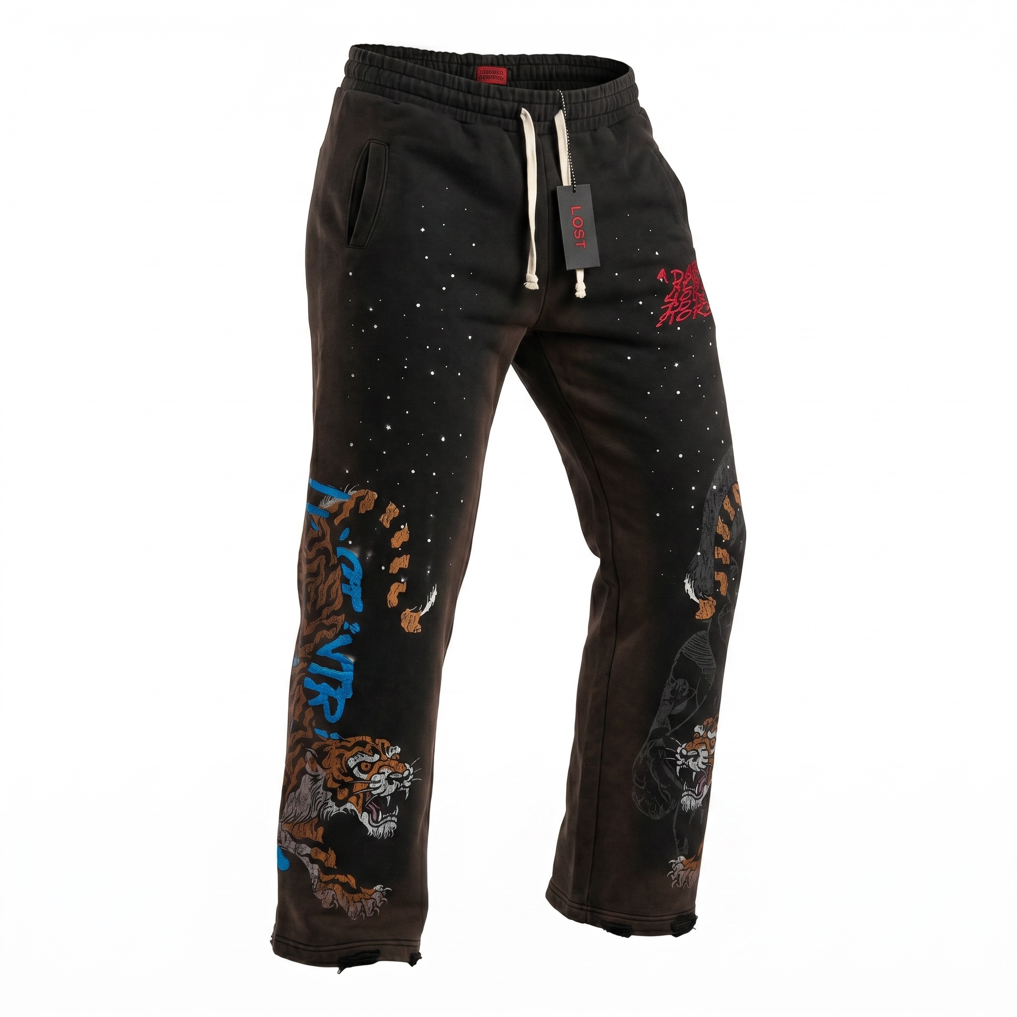 Lost Intricacy Twin Tiger Sweatpants