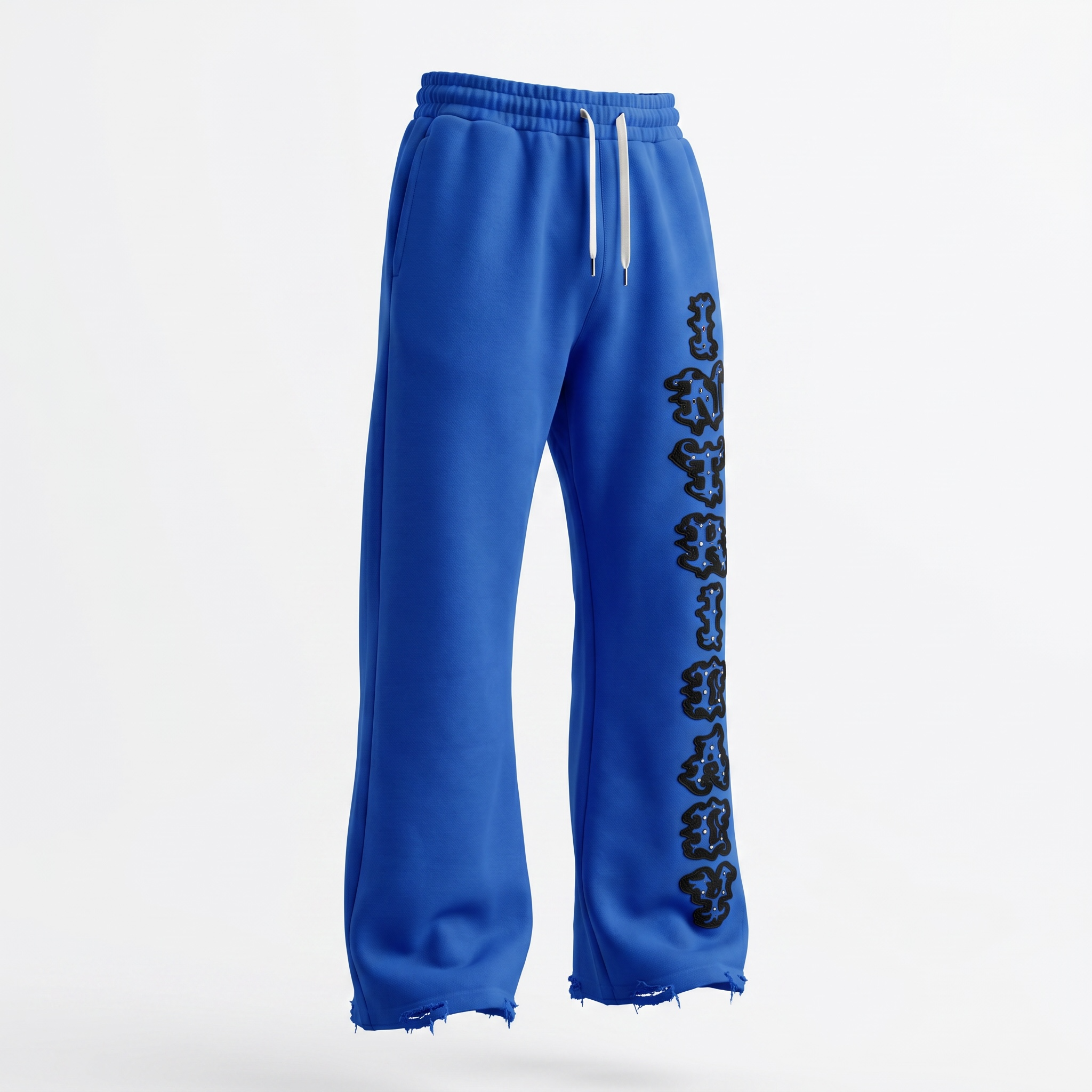 Lost Intricacy Patches Light Blue Sweatpants