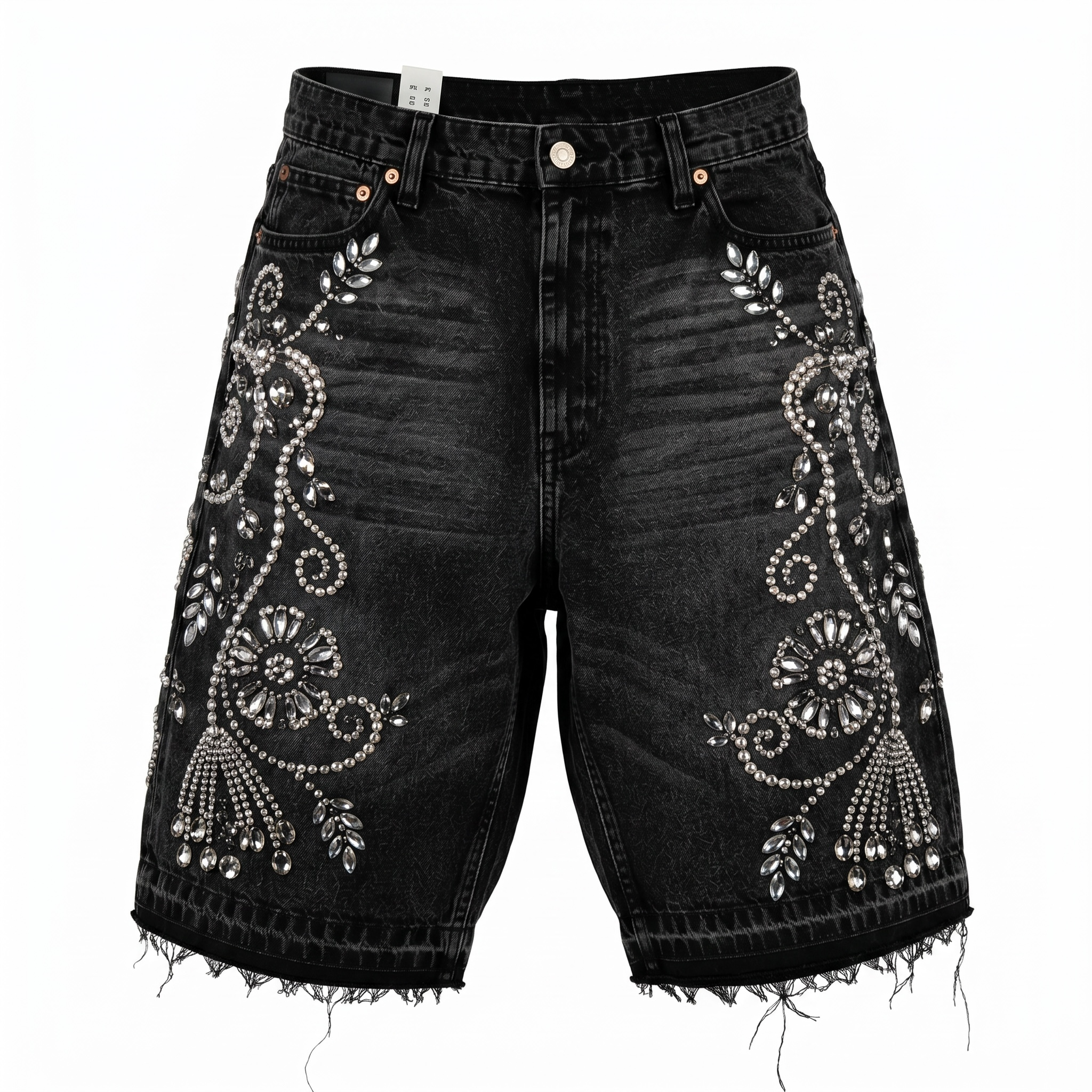 Lost Intricacy Midnight Empire Lace Jean Short