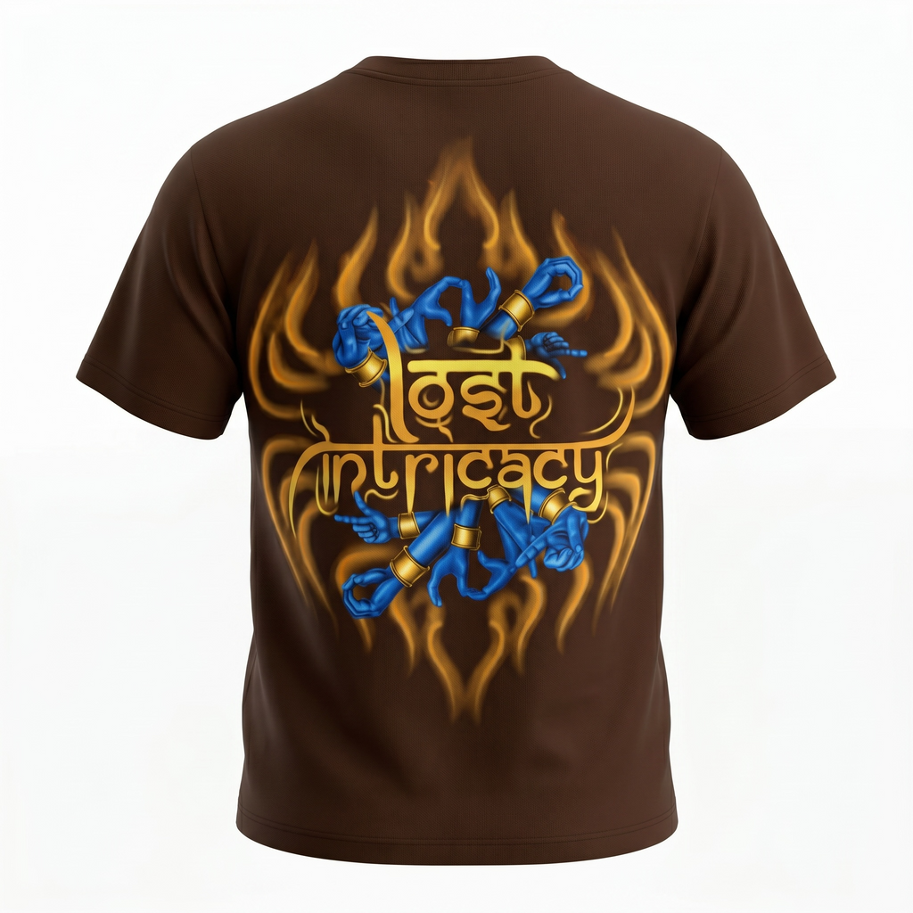 Lost Intricacy Divine Intricacy Tee Brown
