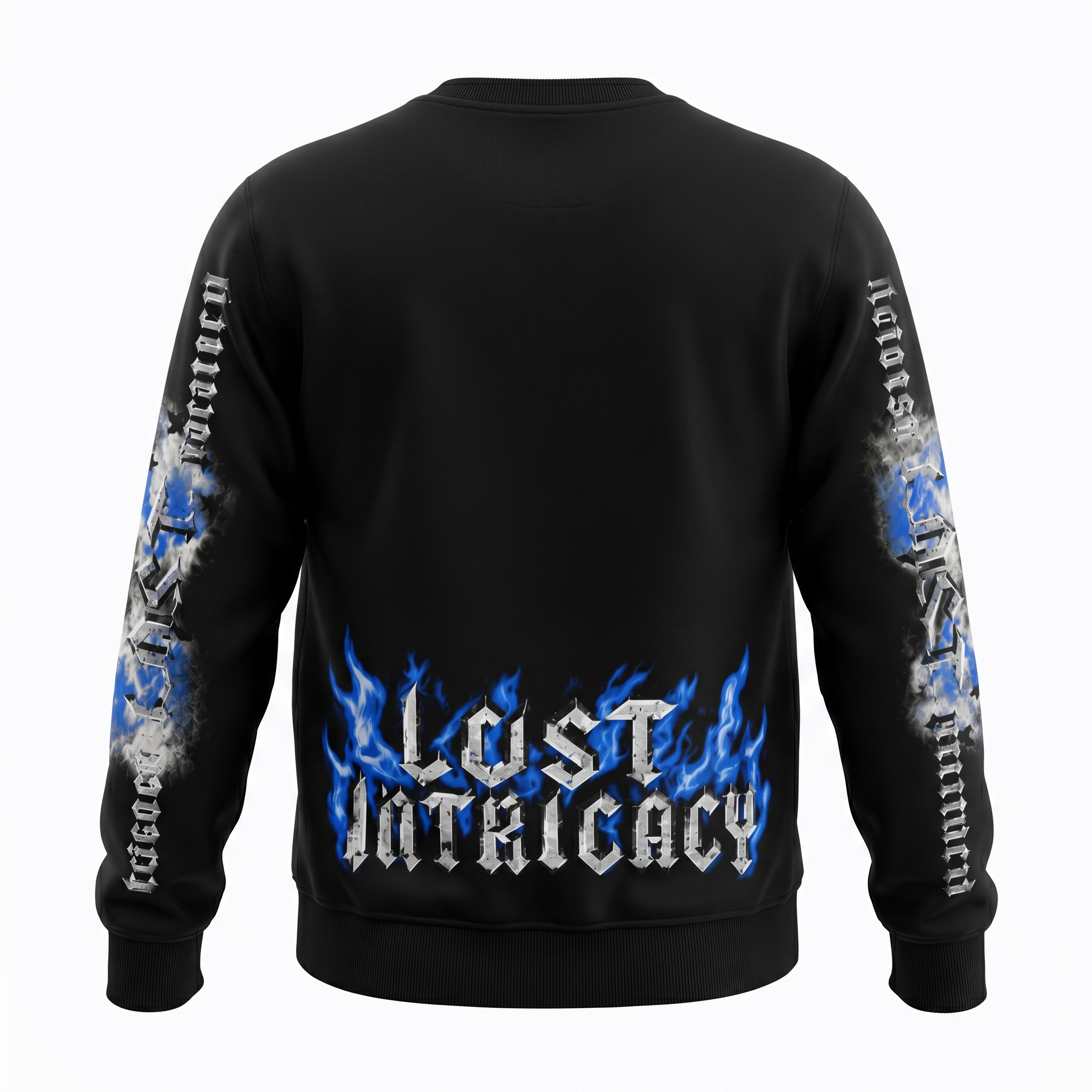 Lost Intricacy Midnight Empire Crewneck Shirt Black