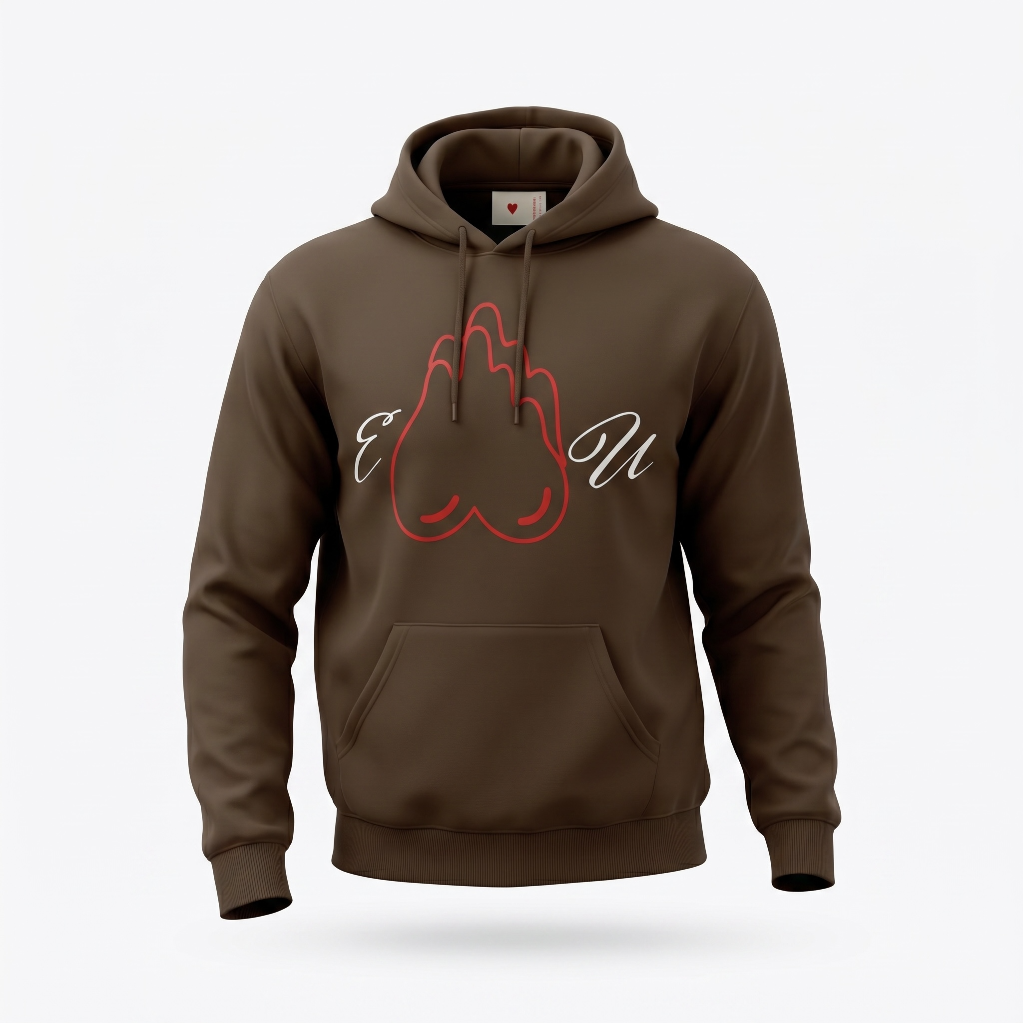 Emotionally Unavailable EU Upside Down Sweat Hoodie
