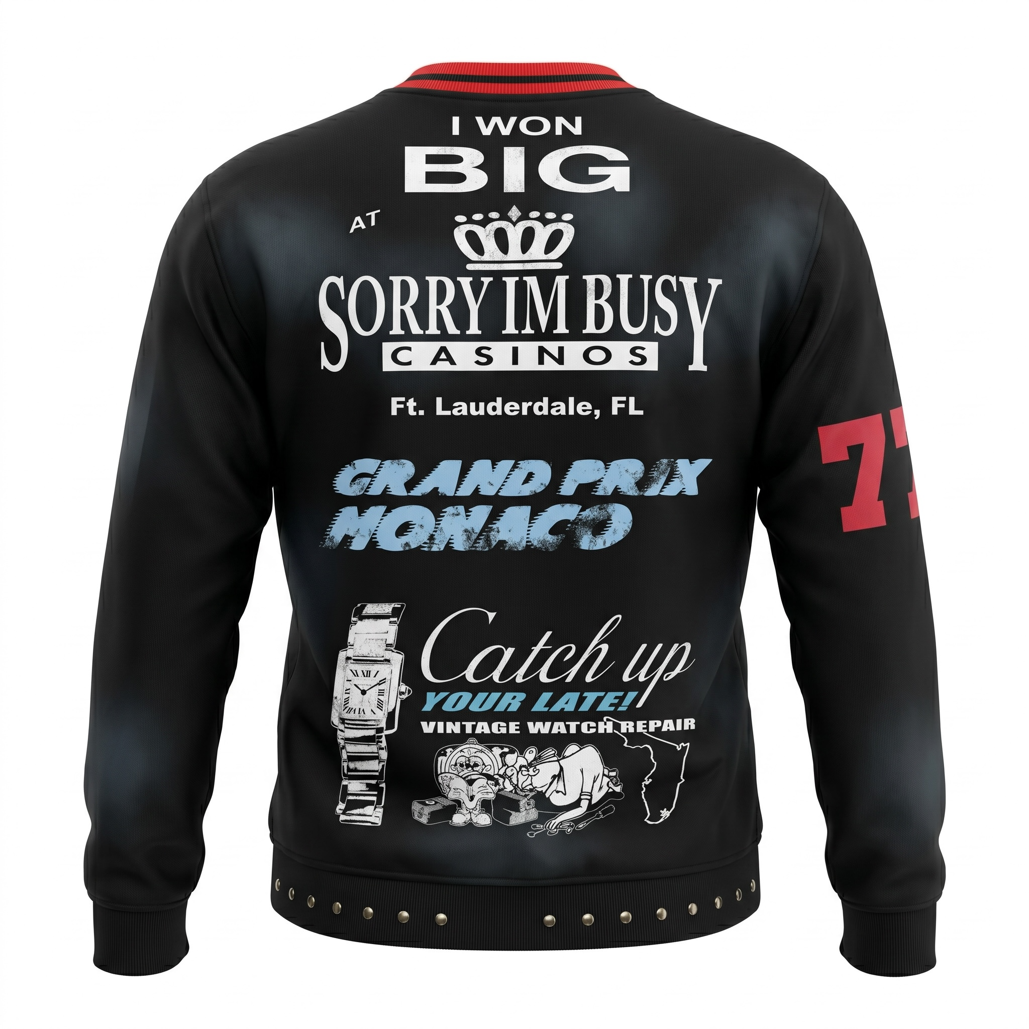 Triple Sevens Long Sleeve Rugby/Polo