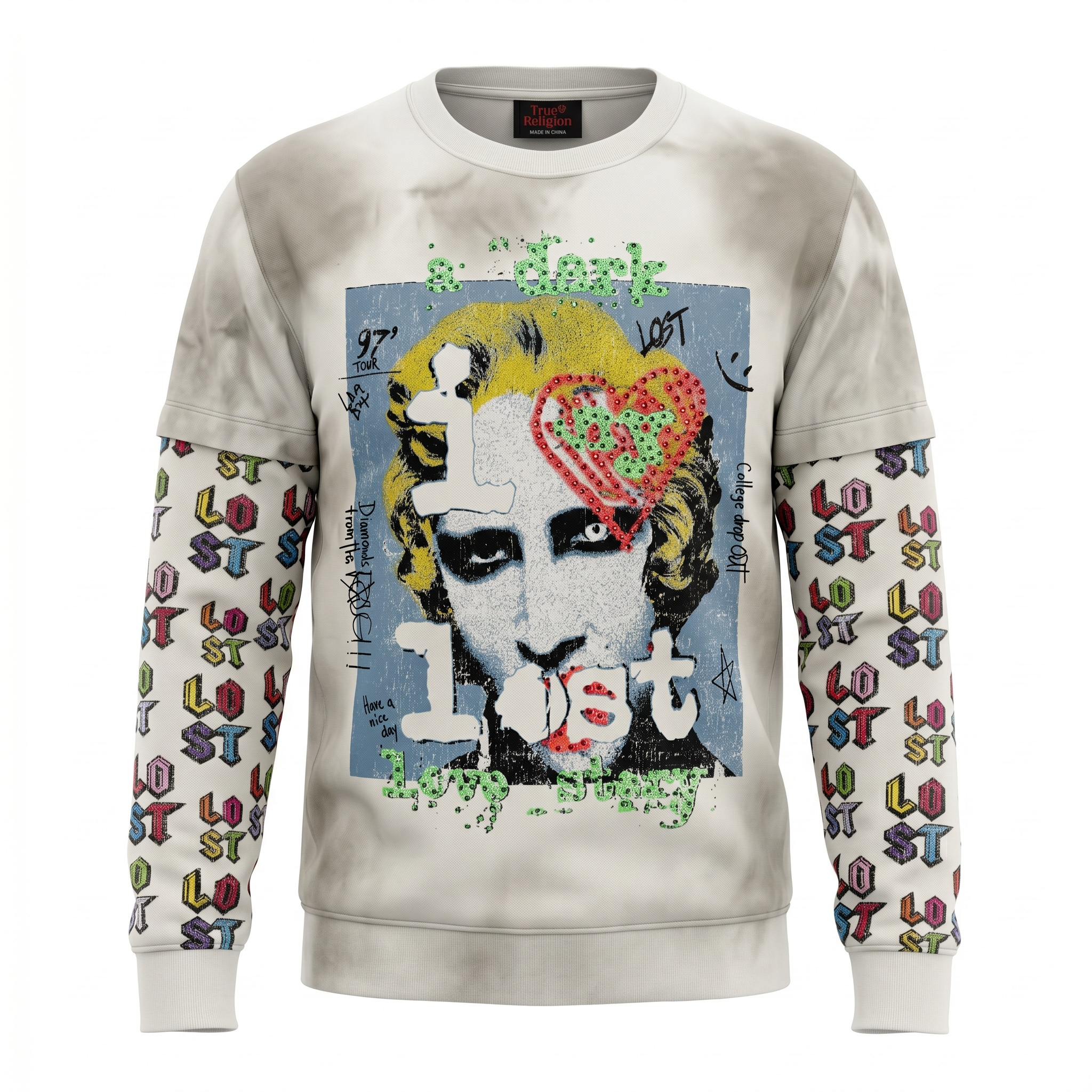 Lost Intricacy Love Story Layered Long Sleeve