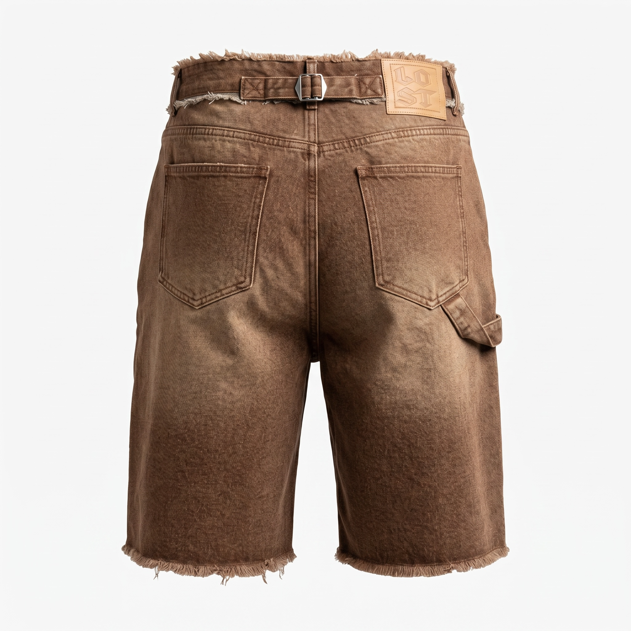 Lost Intricacy Midnight Empire Brown Denim Short