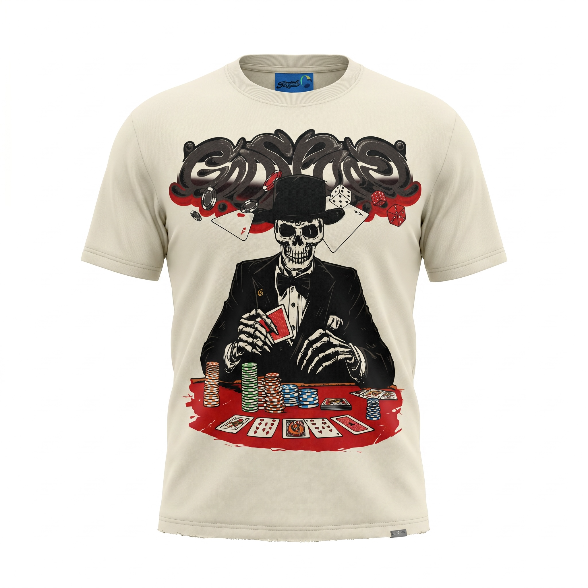 Godspeed Casino Skeleton Tee