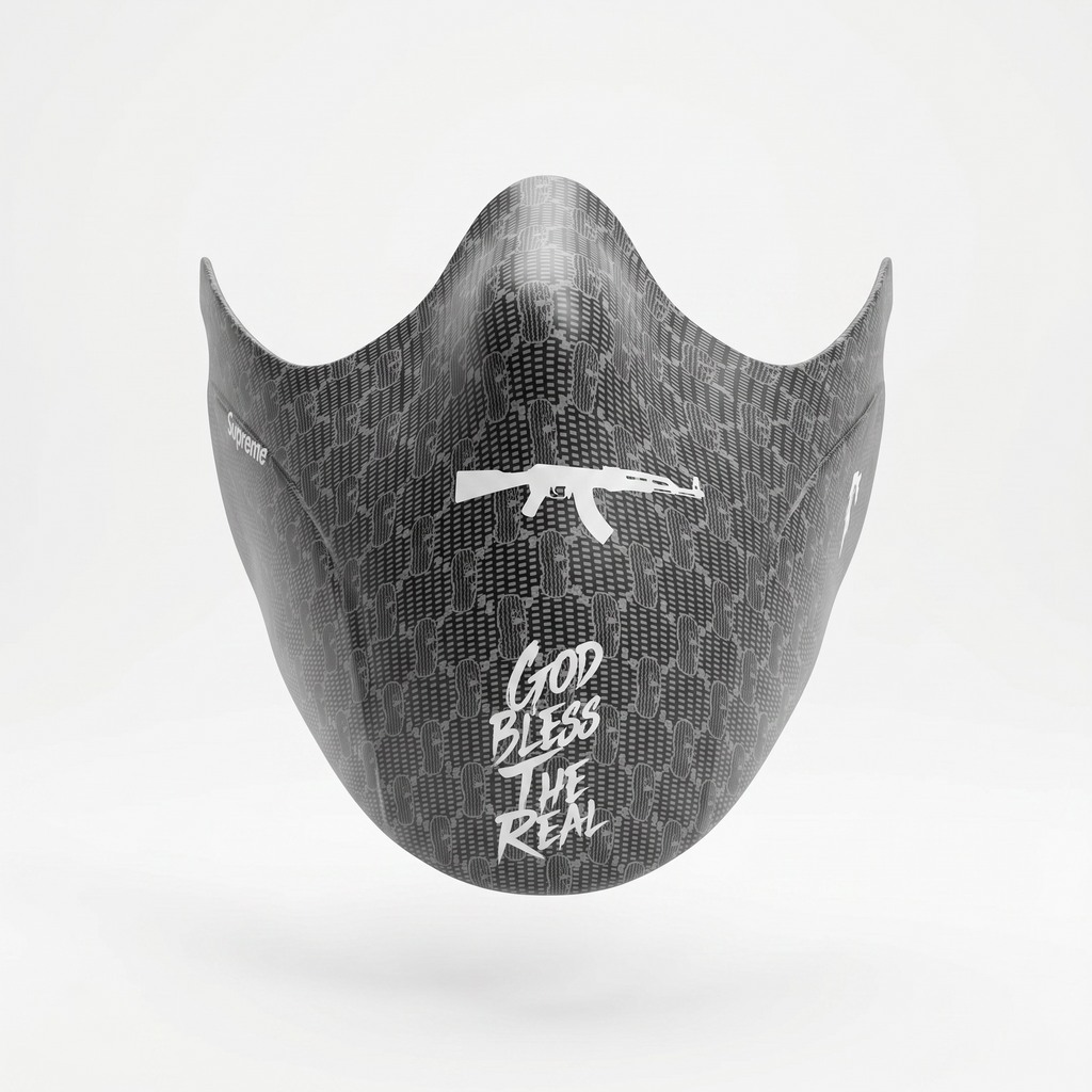 Haste Muerte God Bless The Real Face Mask