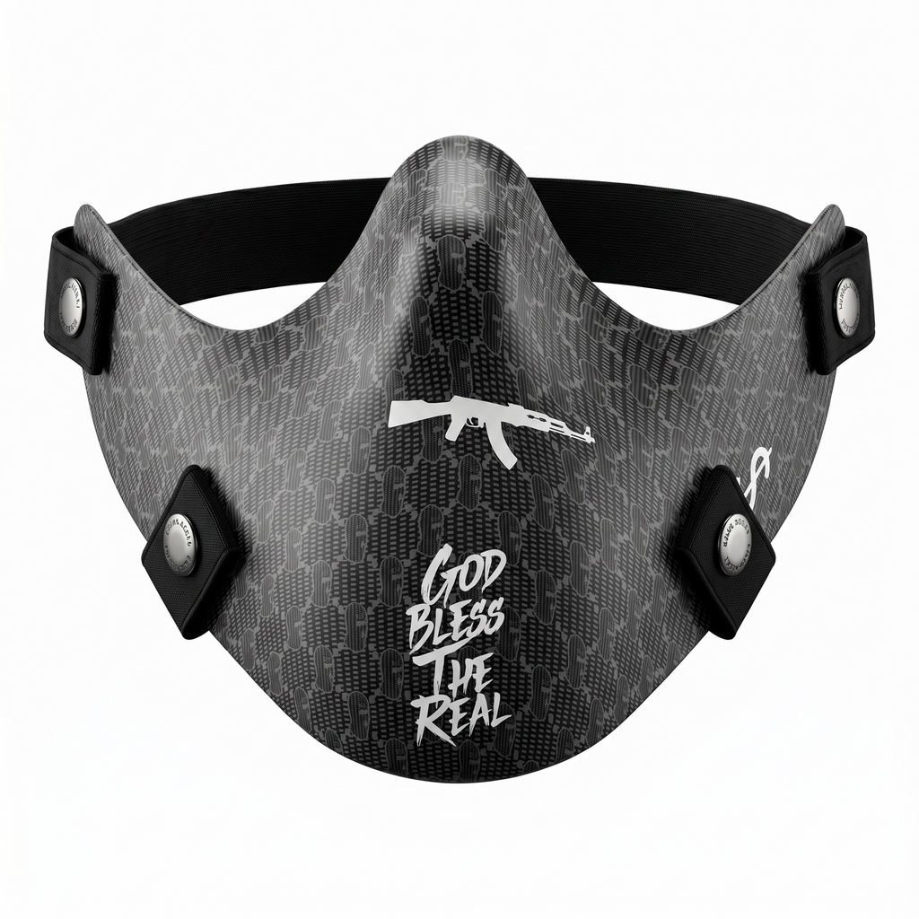 Haste Muerte God Bless The Real Face Mask