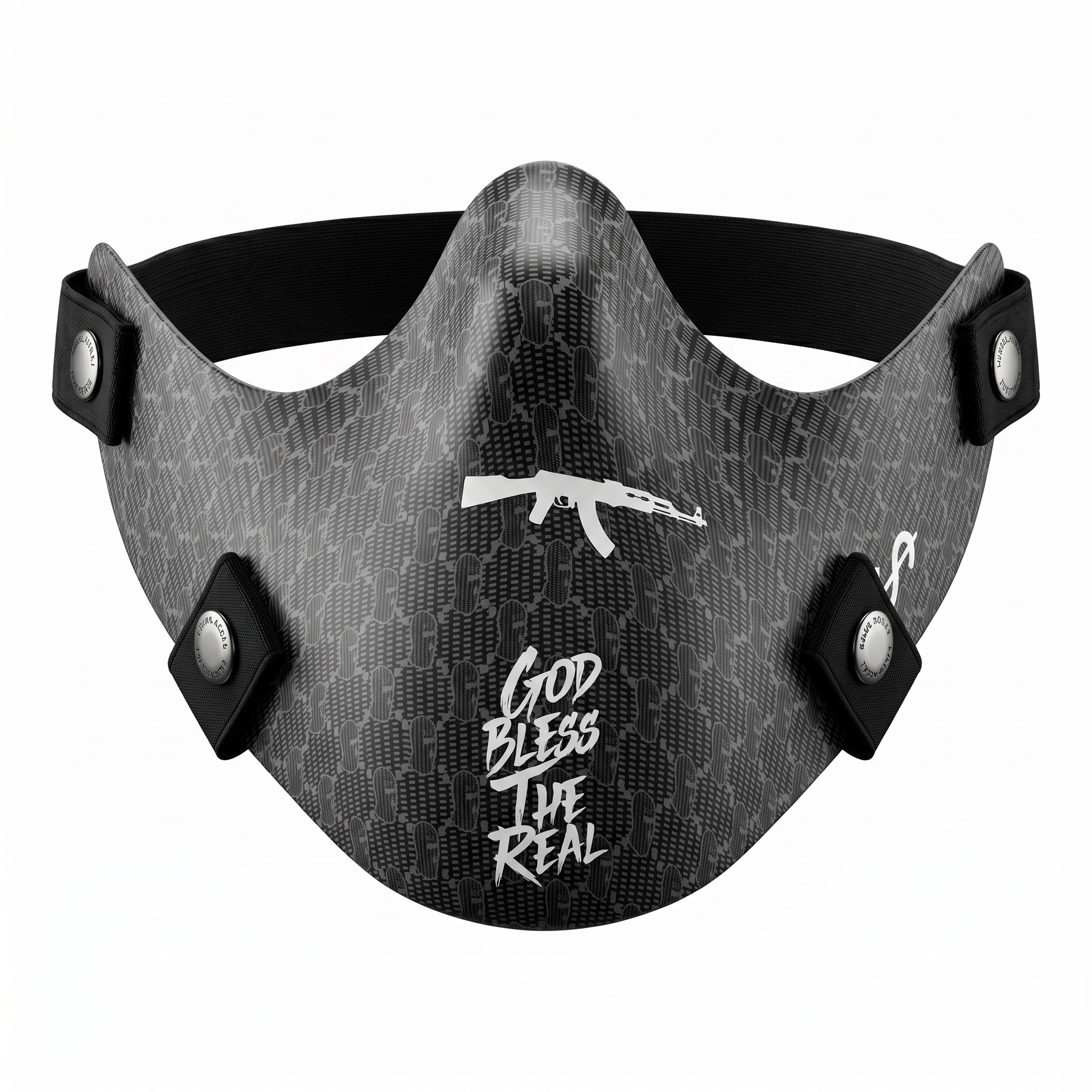 Haste Muerte God Bless The Real Face Mask