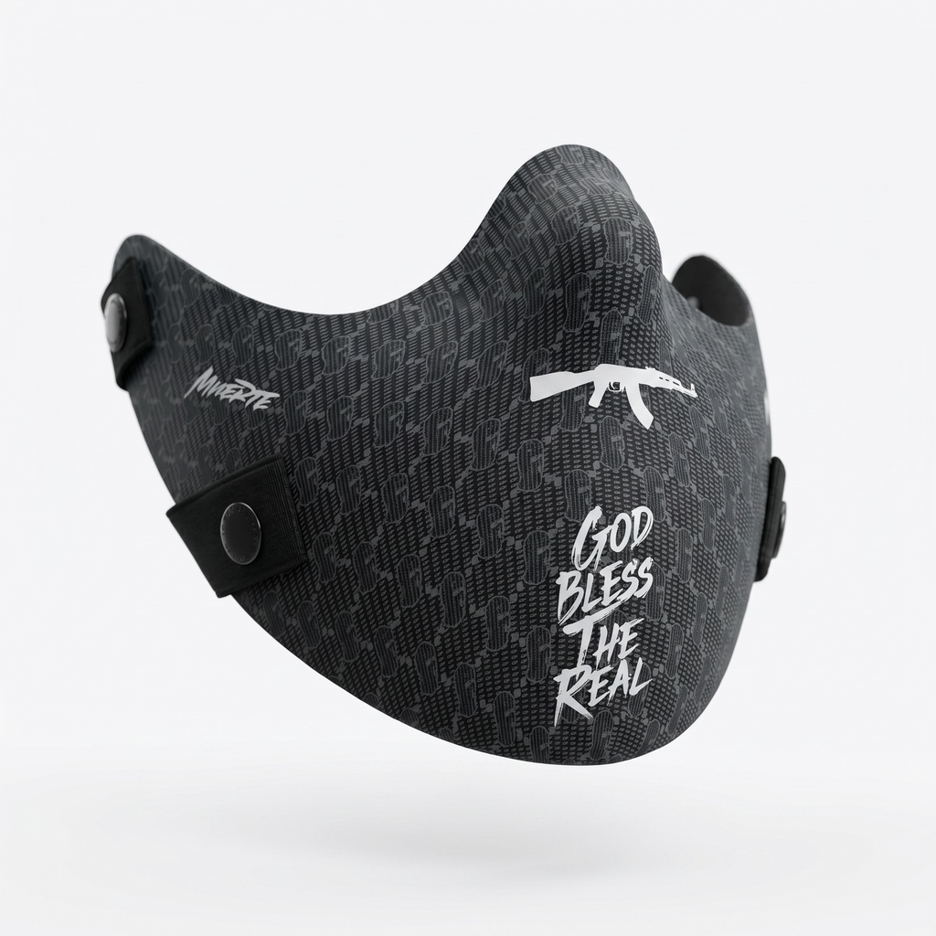 Haste Muerte God Bless The Real Face Mask