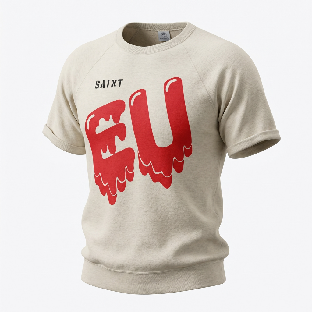 Emotionally Unavailable EU Saint Short Sleeve Sweatshirt