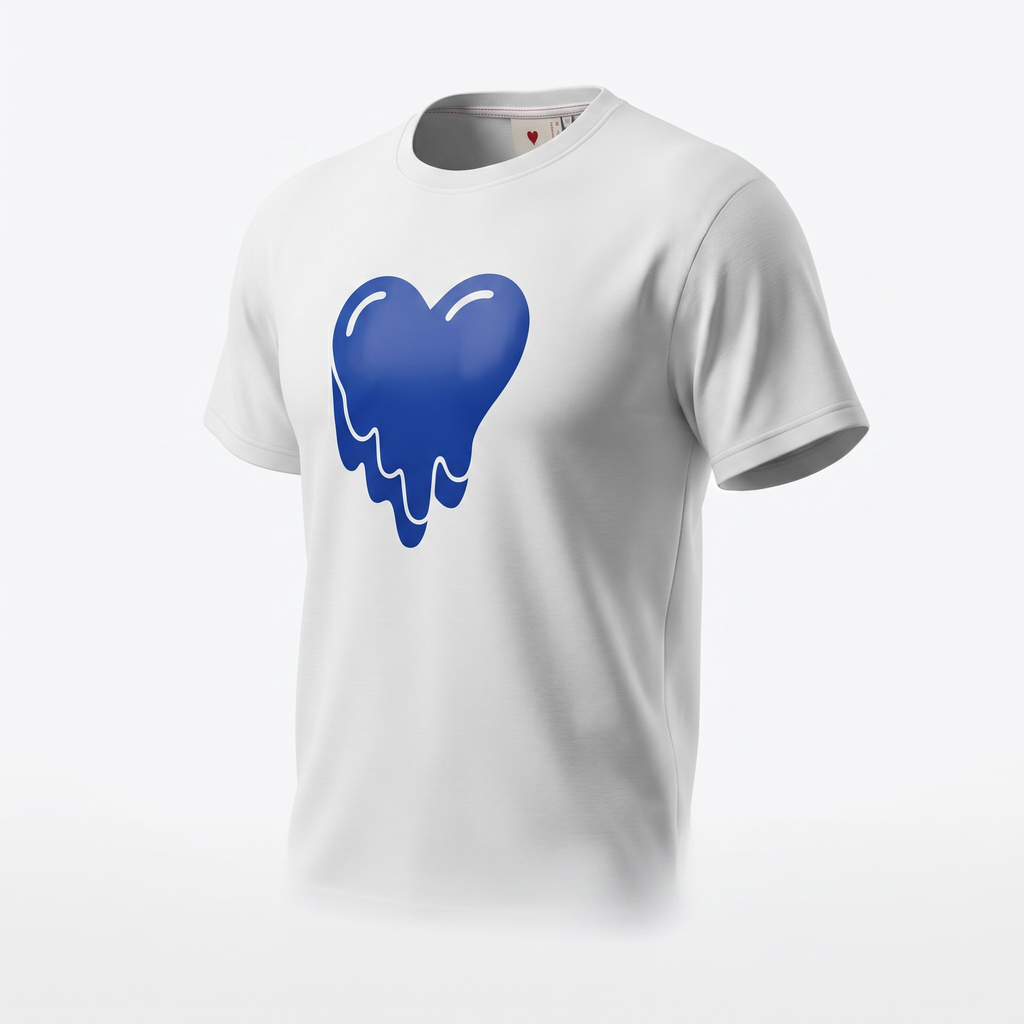 Emotionally Unavailable EU Logo Tee Blue