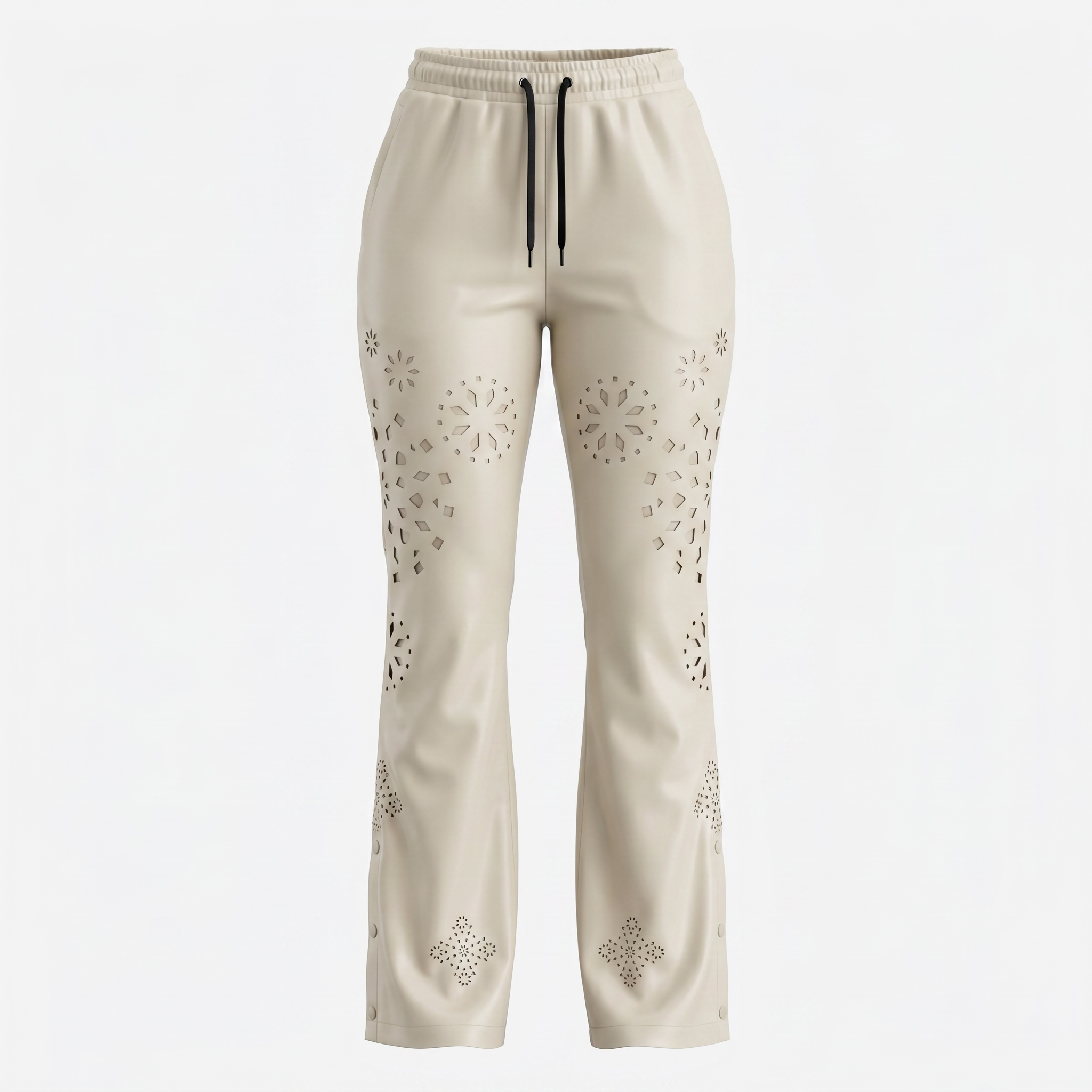 GUNZNII Bone Perforated Pants