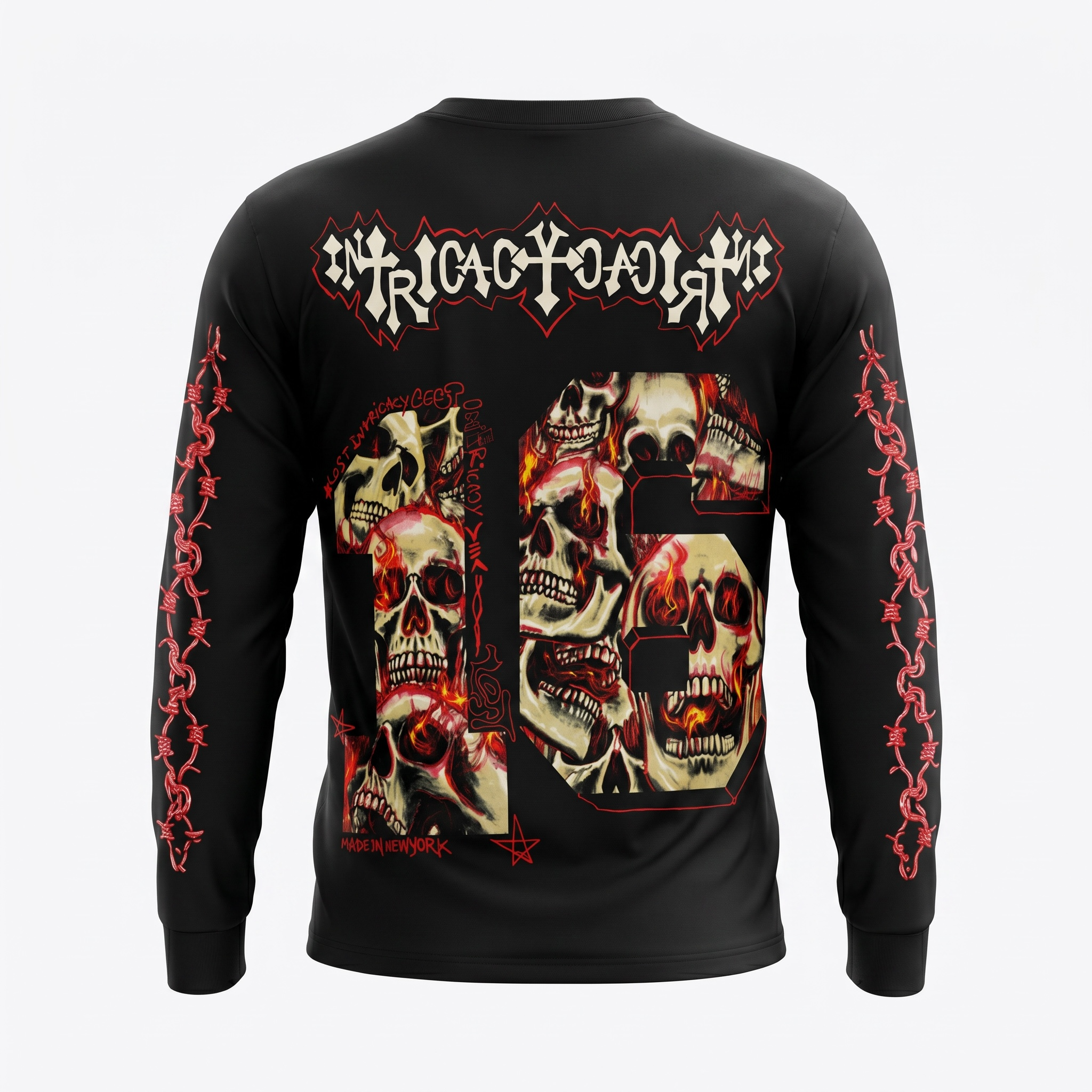 Lost Intricacy 16 Skull Long Sleeve