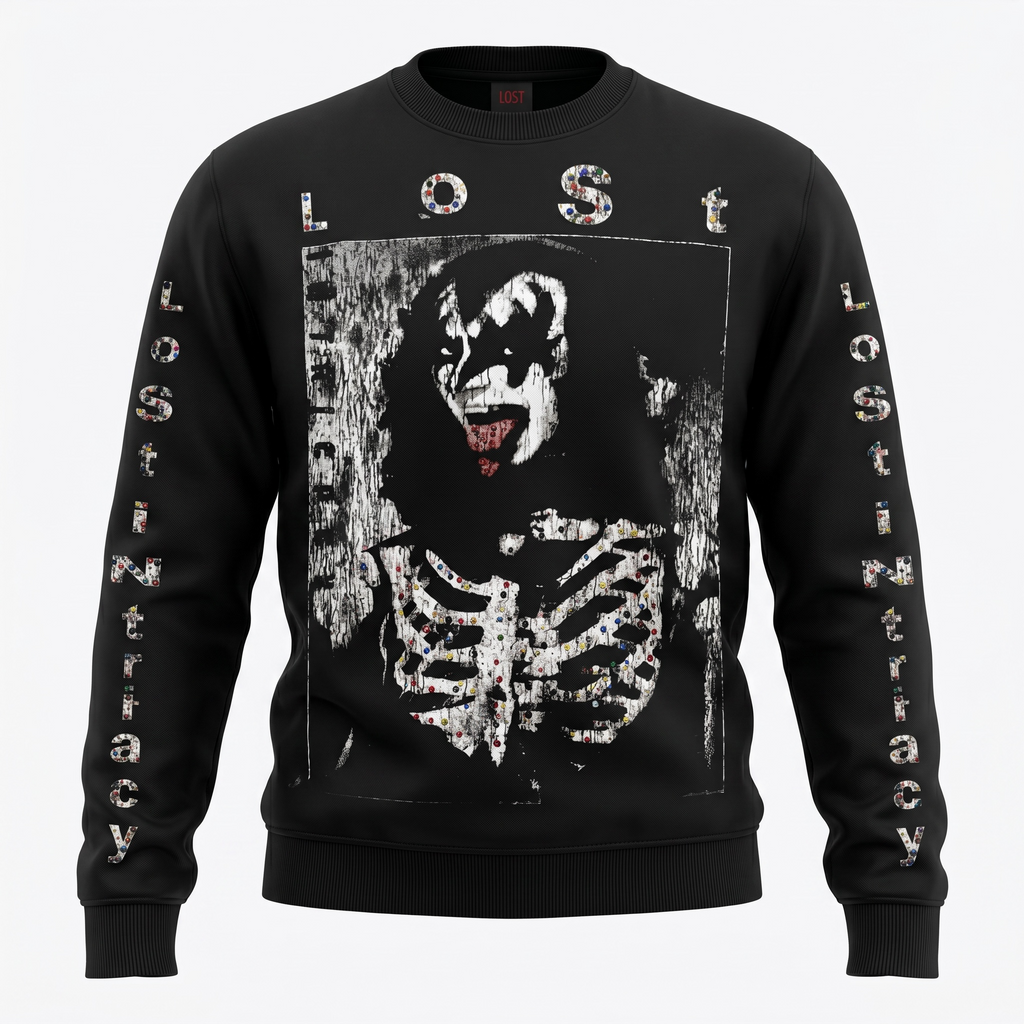 Lost Intricacy Kiss of Monroe Crewneck Shirt