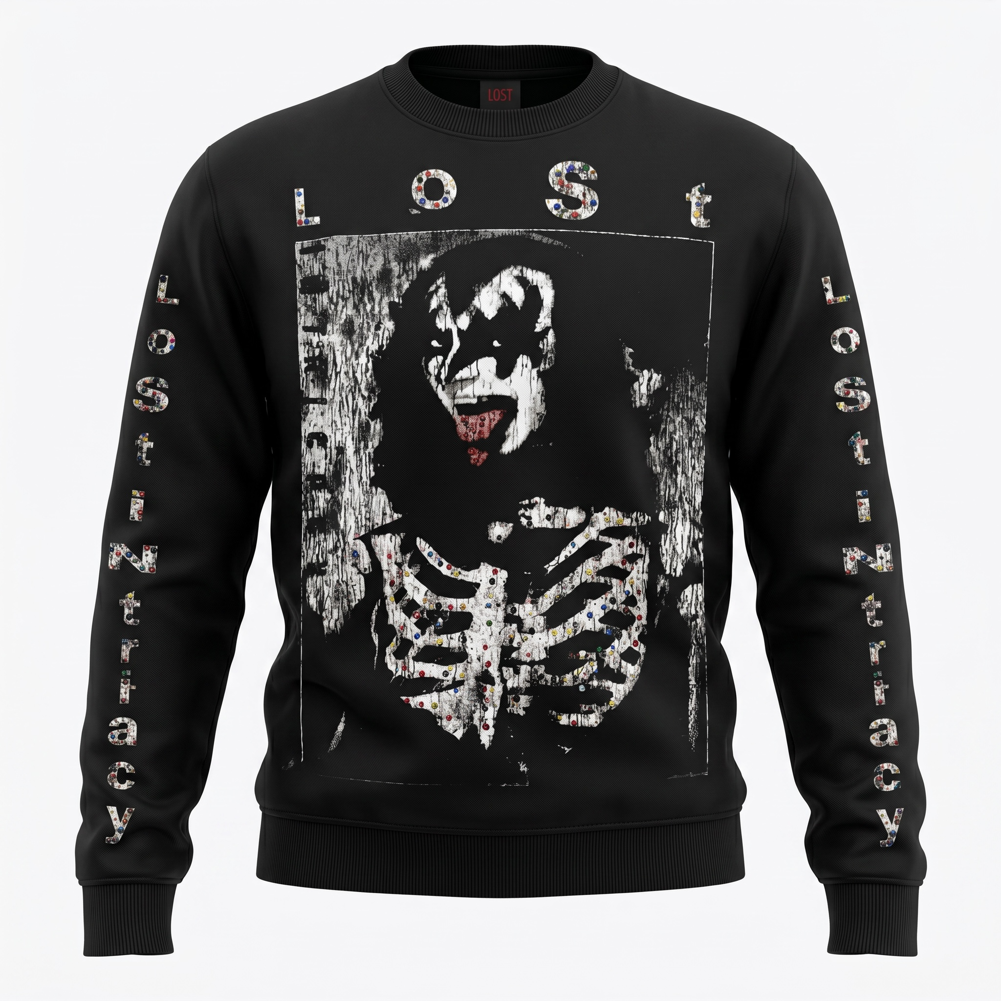 Lost Intricacy Kiss of Monroe Crewneck Shirt