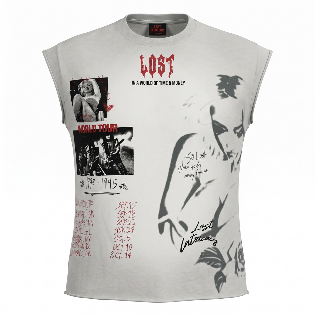 Lost Intricacy Broken Hearts Sleeveless Tee