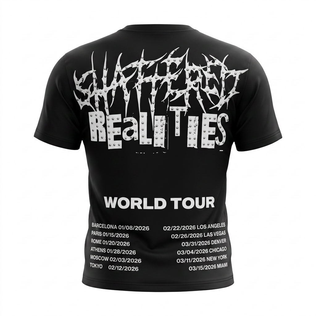 Rare Common Shattered Realities World Tour Tee