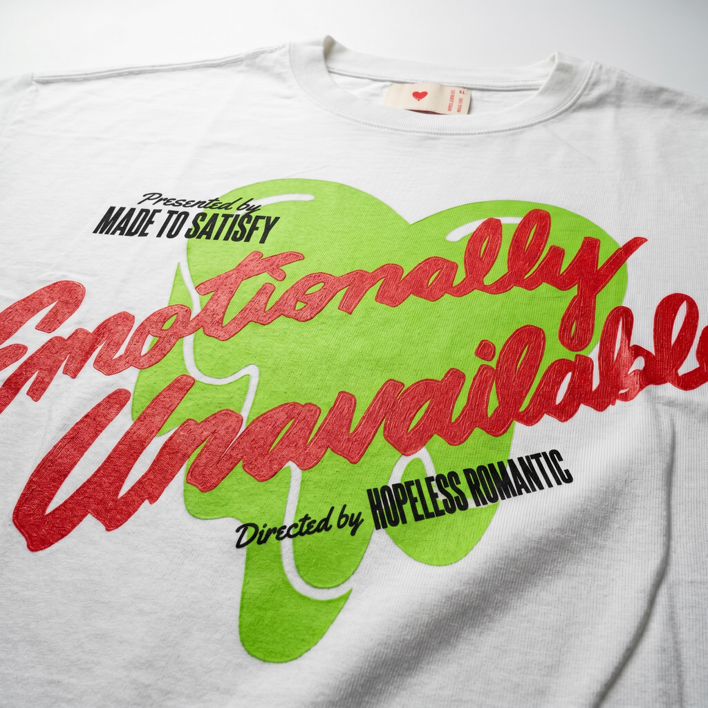 Emotionally Unavailable Heart Logo / Melting Heart Tee