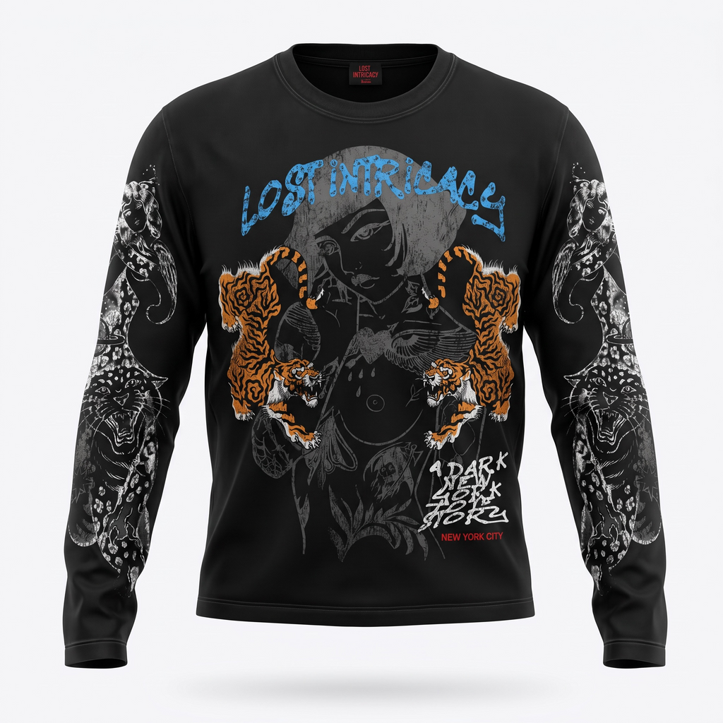 Lost Intricacy Twin Tiger T-shirt