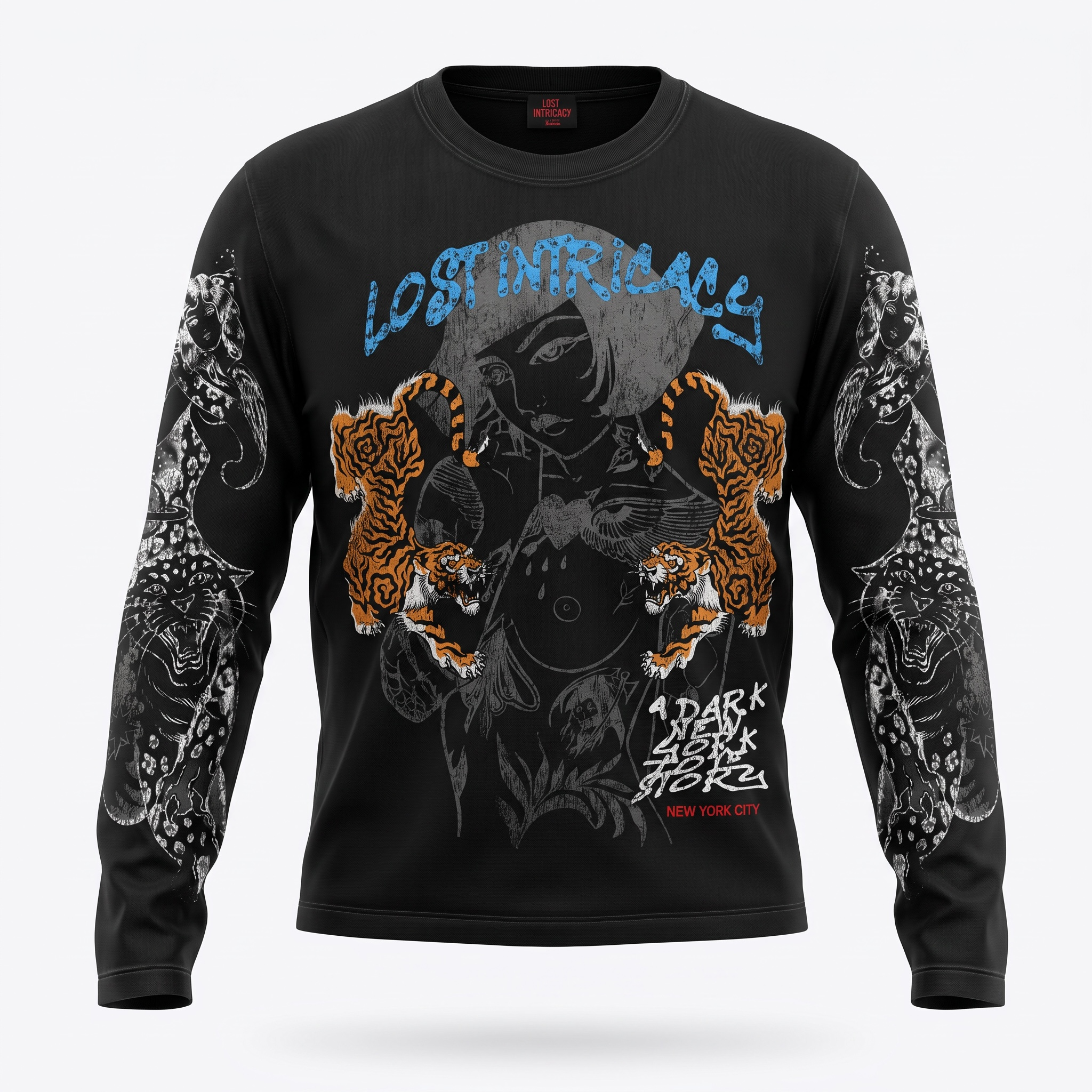 Lost Intricacy Twin Tiger T-shirt