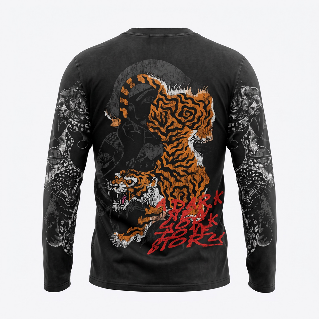 Lost Intricacy Twin Tiger T-shirt