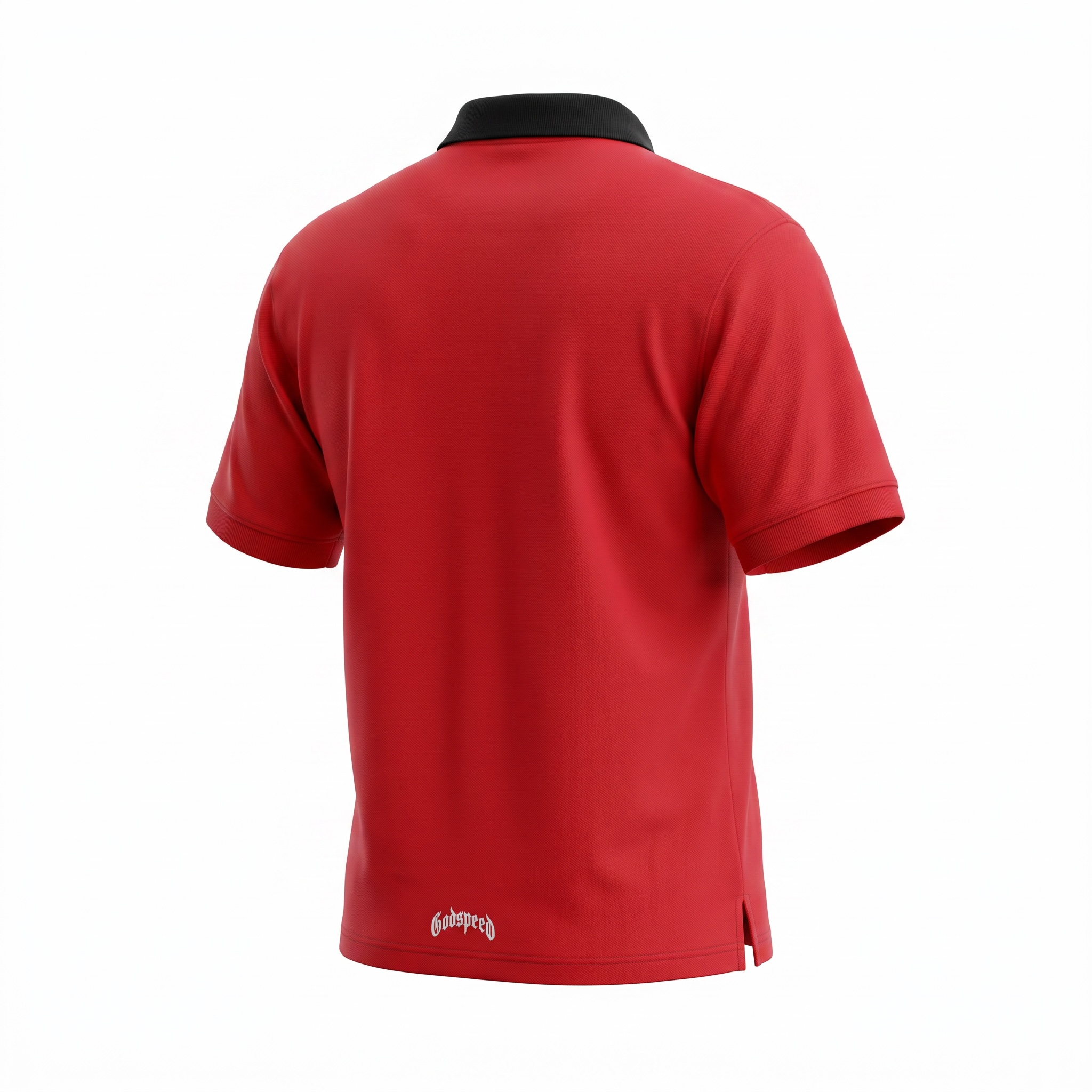 Godspeed Victor Minimal Crest Polo - Red