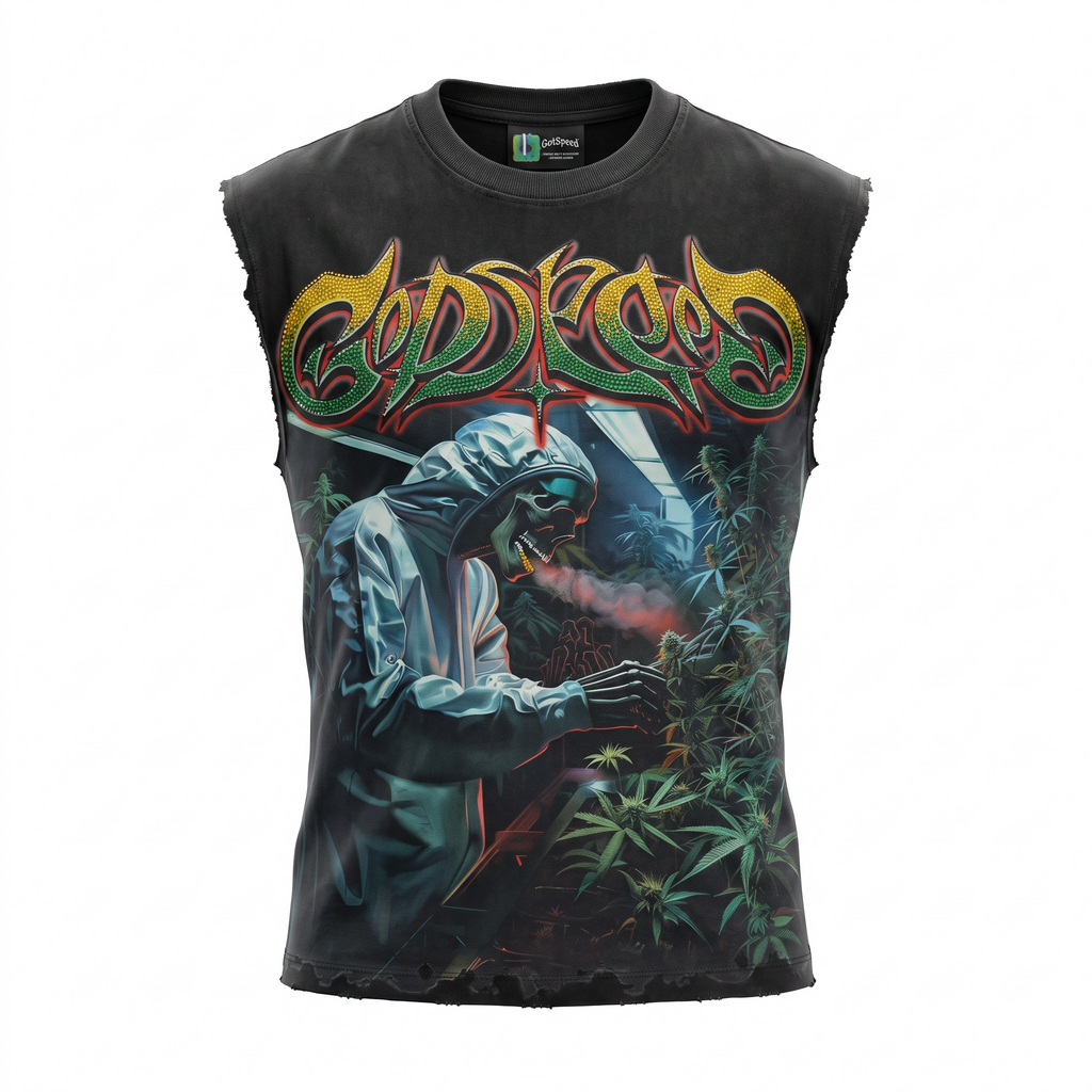 Godspeed 420 Indoors VVS Sleeveless Tee Black