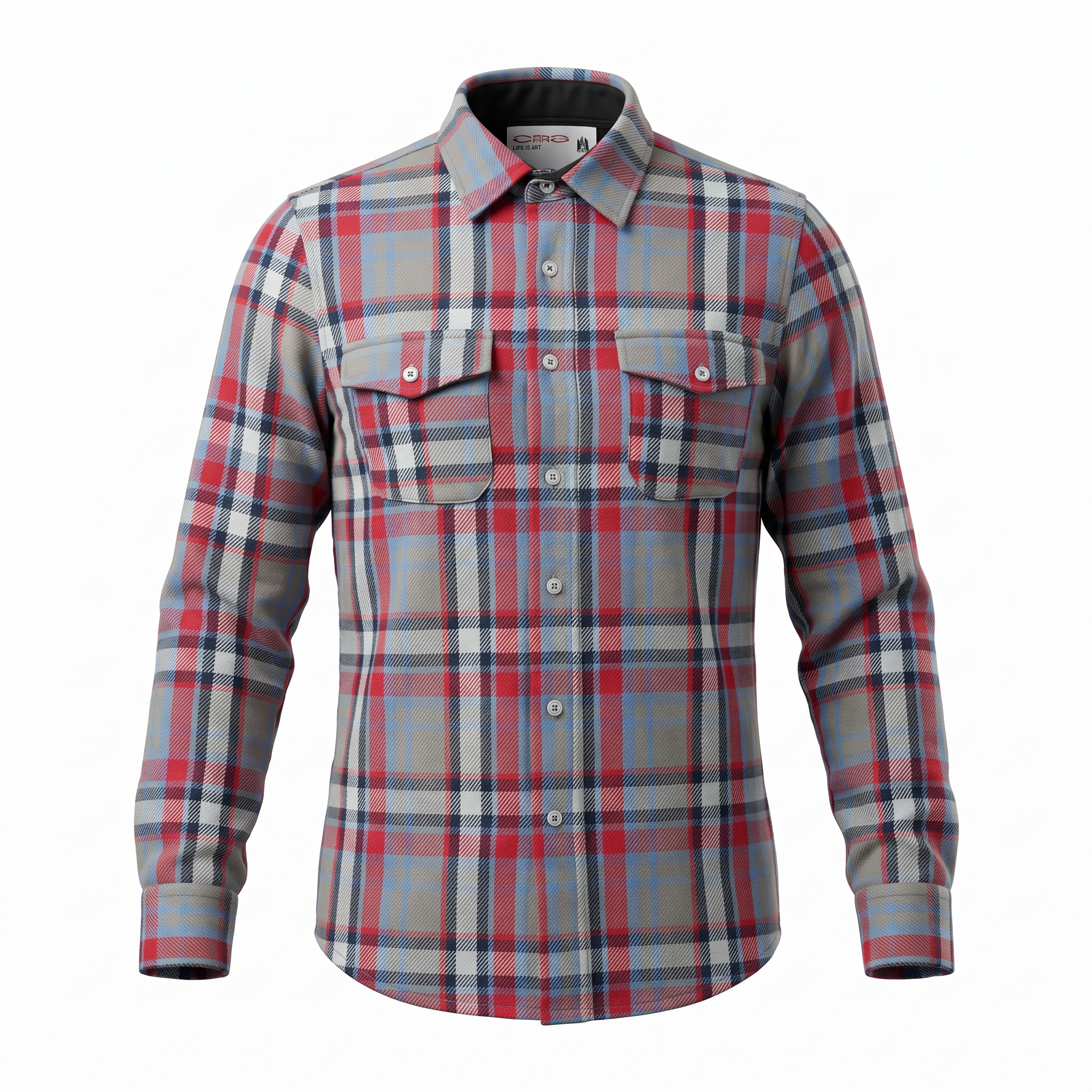 Shag Life Is Art Flannel Shirt
