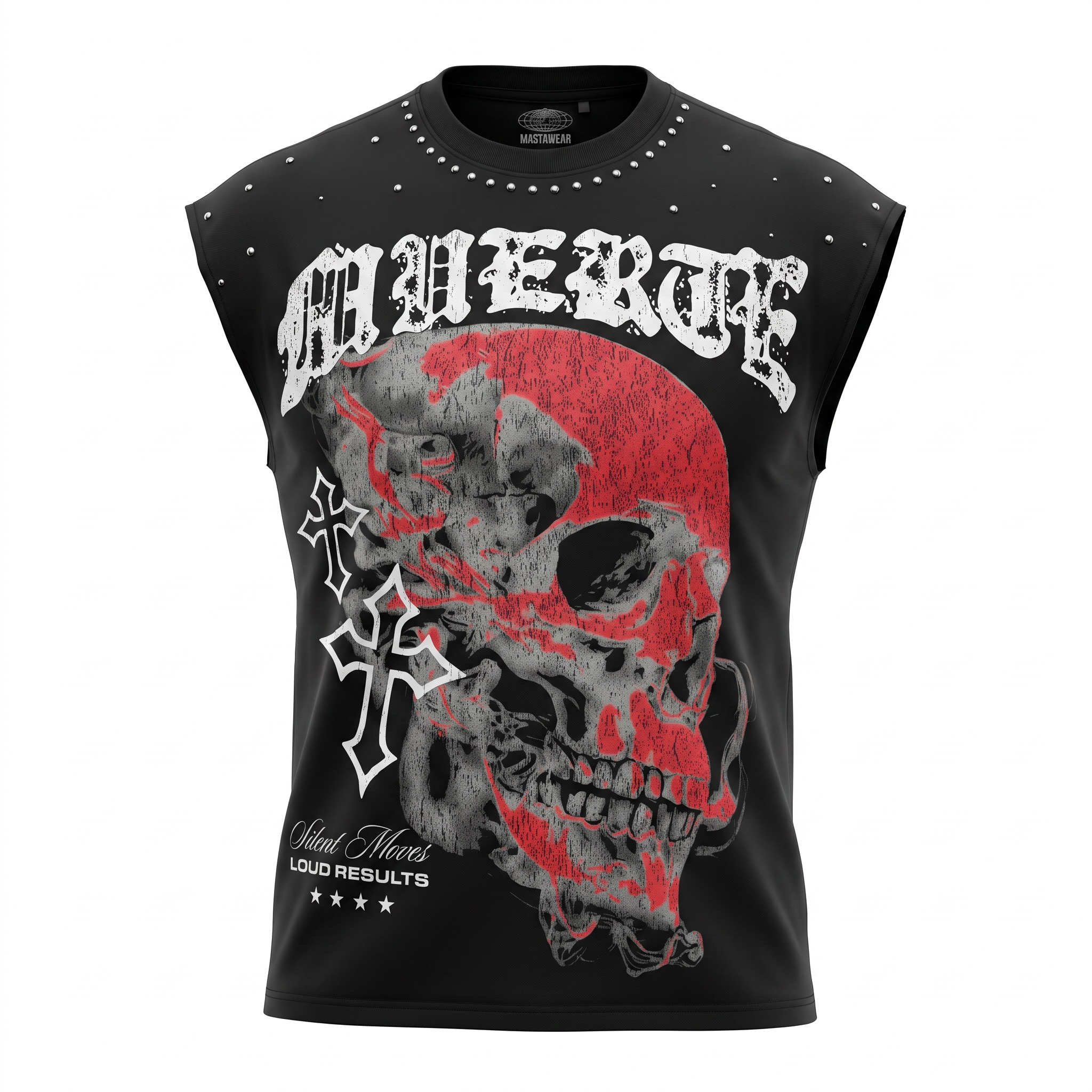 Hasta Muerte Smoke Skull Sleeveless Tee