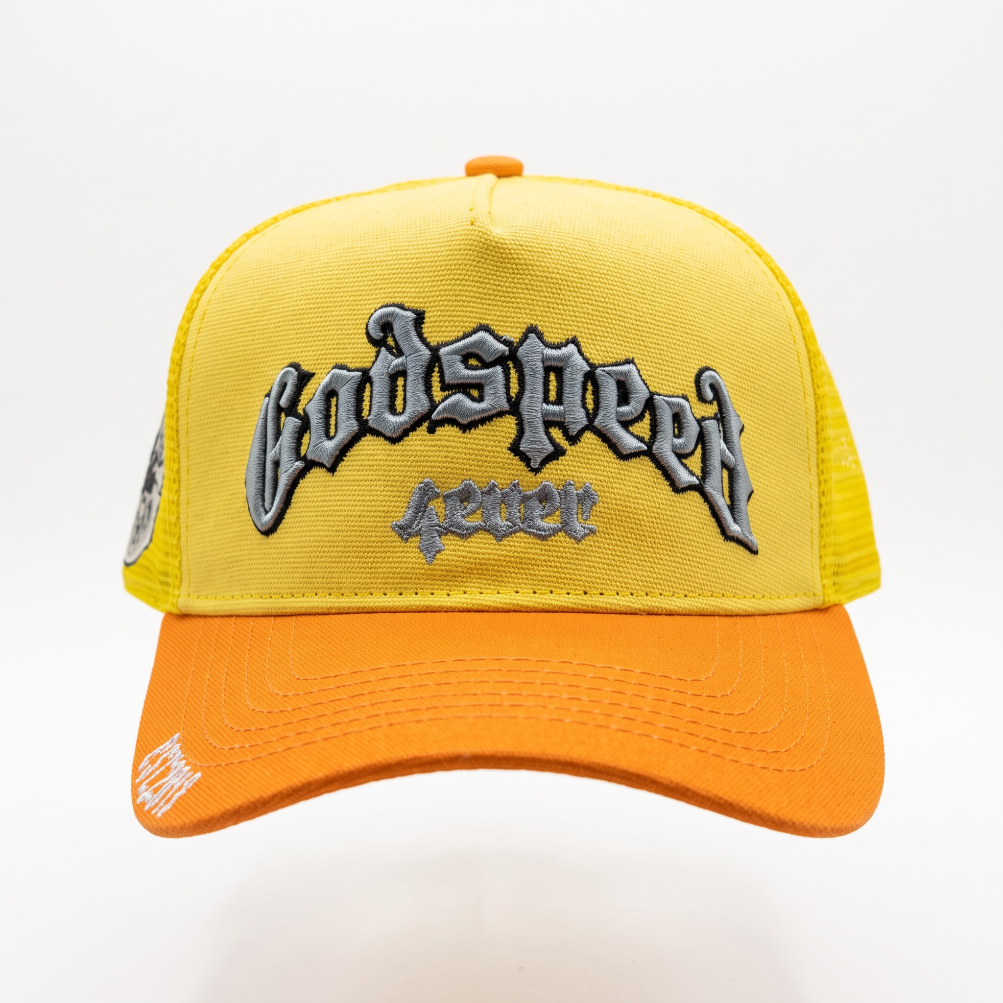 Godspeed Forever Trucker Hat – Yellow/Orange