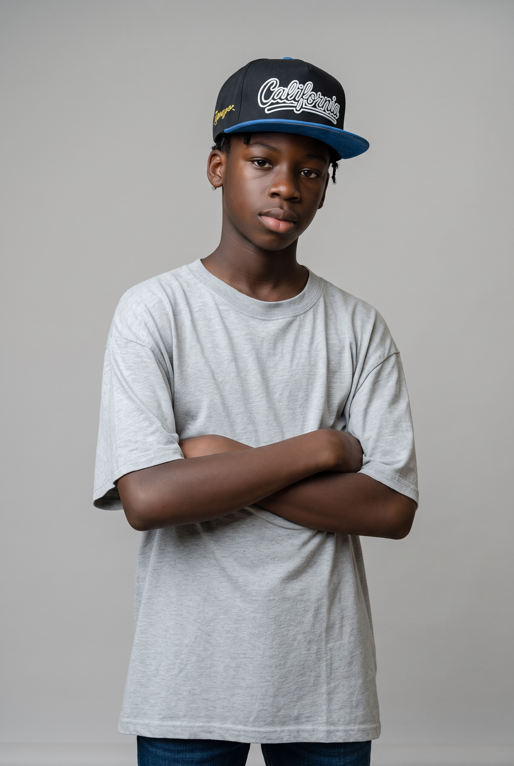 Daniel Luu California Snapback – Black/Royal
