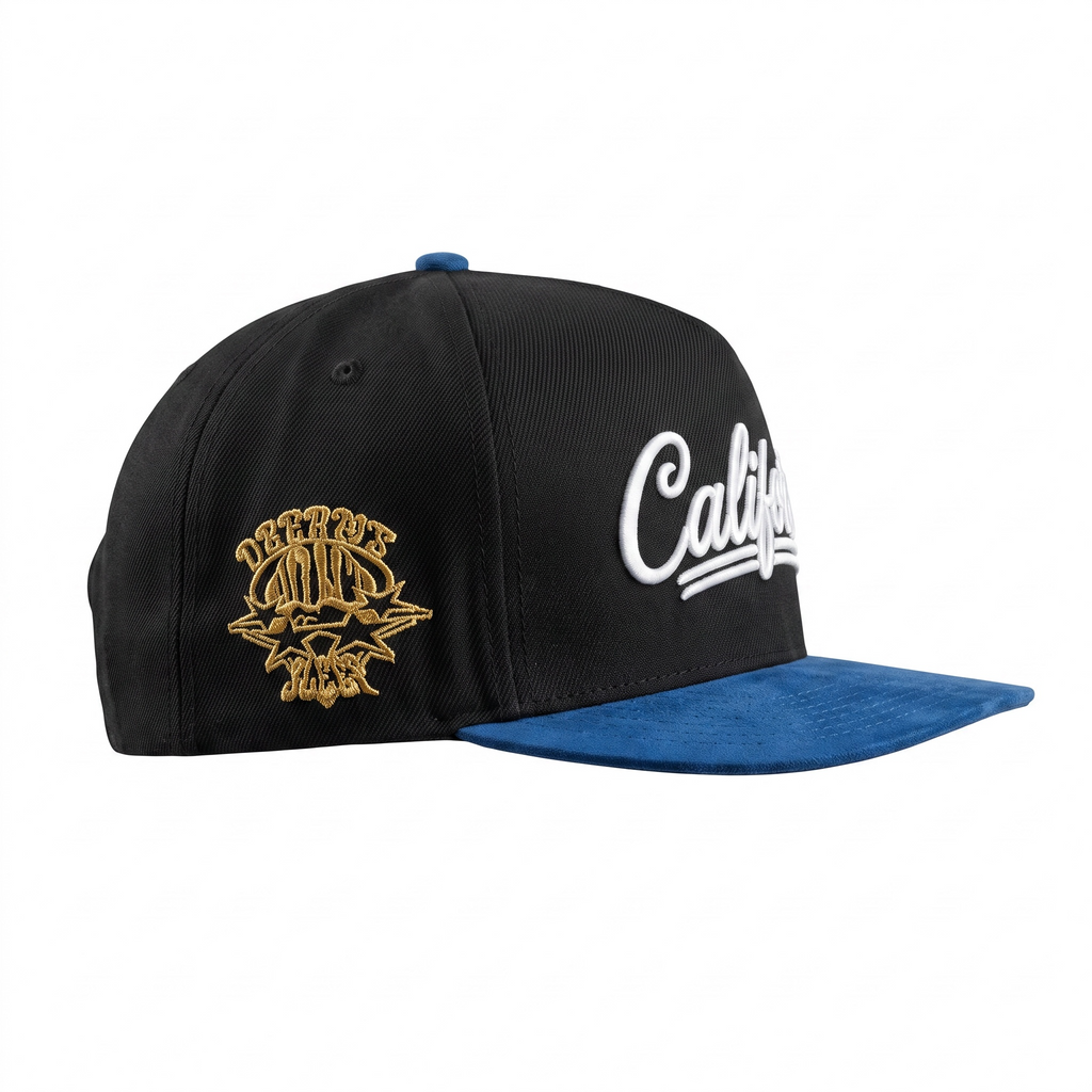 Daniel Luu California Snapback – Black/Royal