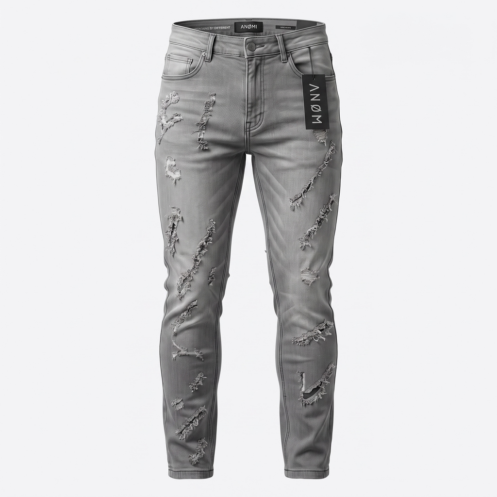 Anom Jeans Dynasty Gray Wash Slim Fit
