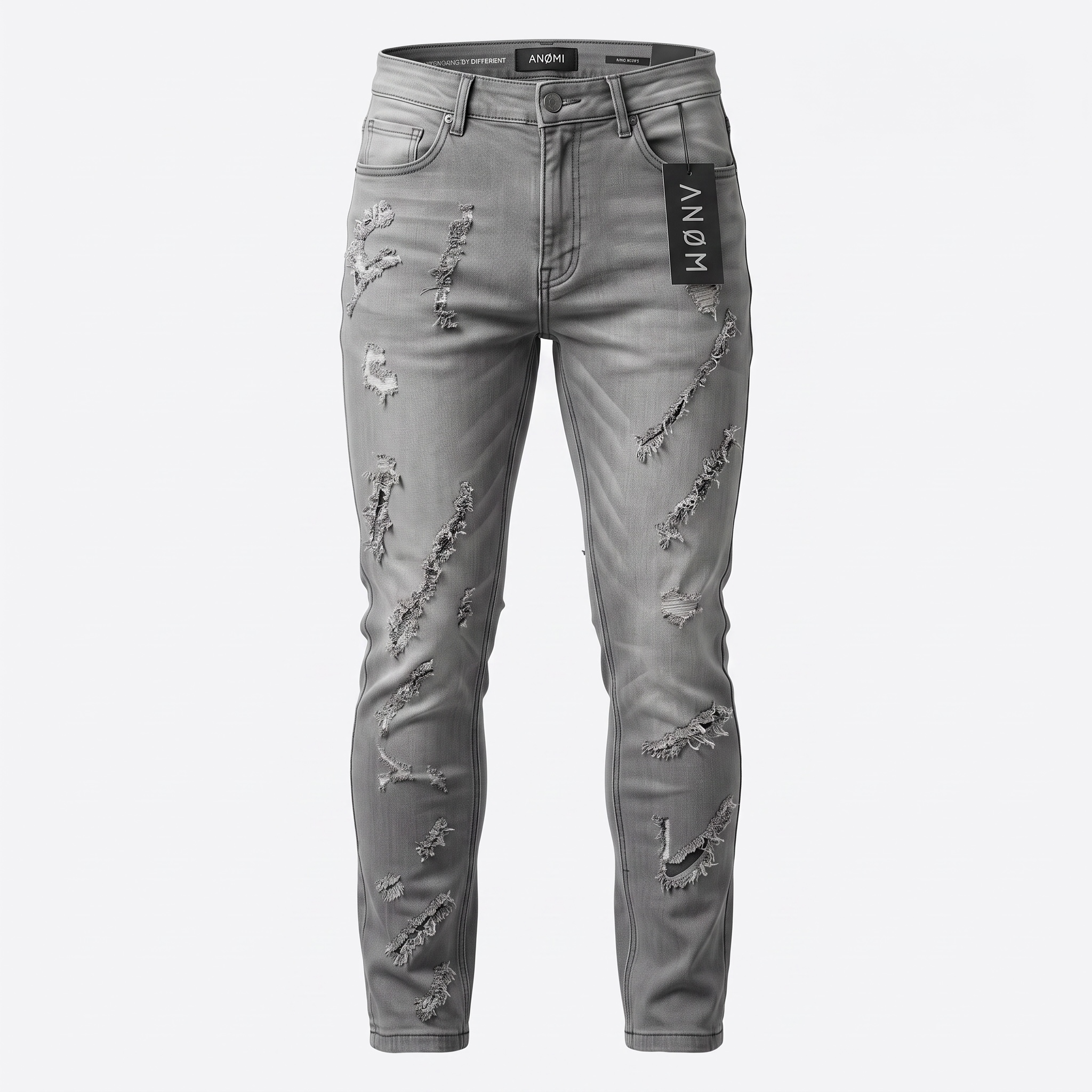 Anom Jeans Dynasty Gray Wash Slim Fit