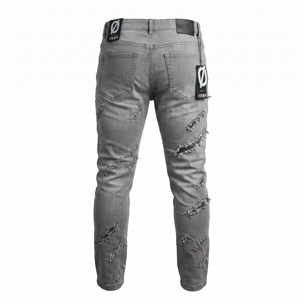 Anom Jeans Dynasty Gray Wash Slim Fit
