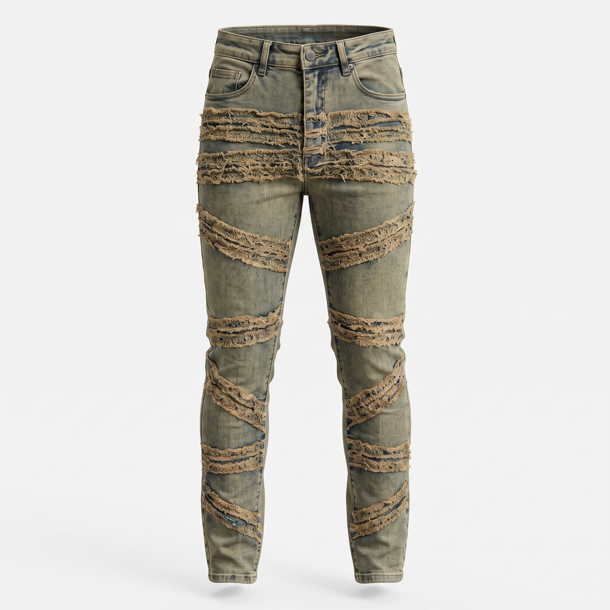 Anom Jeans ZigZag Dirty Wash Slim Fit Jeans