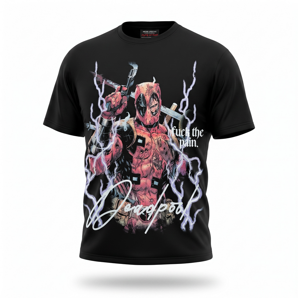 Dechire Lifestyle X Marvel Deadpool Deadpool A Violent Spectacle Tee