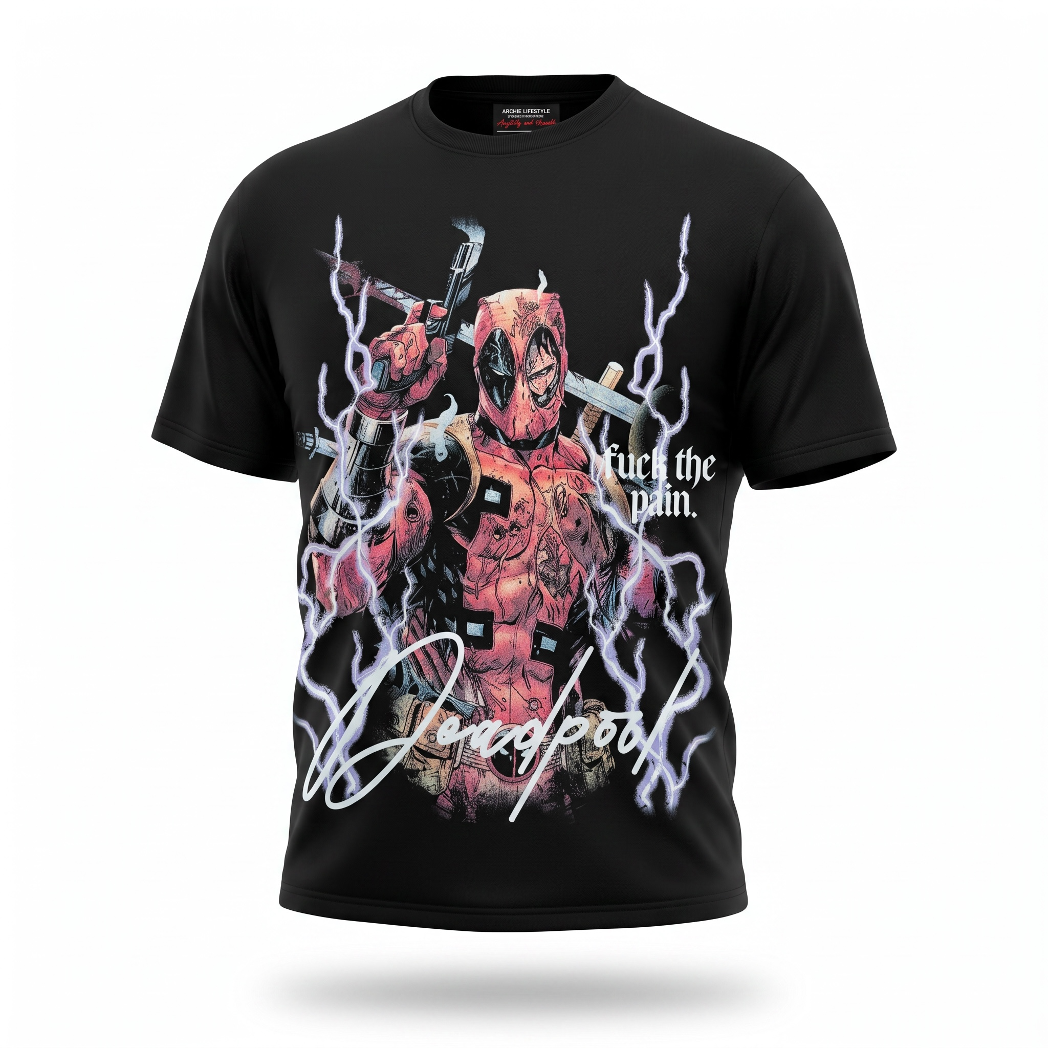 Dechire Lifestyle X Marvel Deadpool Deadpool A Violent Spectacle Tee