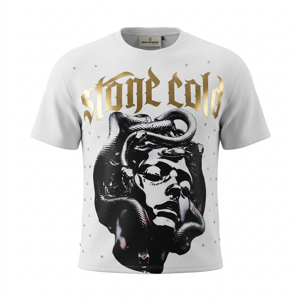 Rare Common Stone Cold Still Beating Rhinestone Tee
