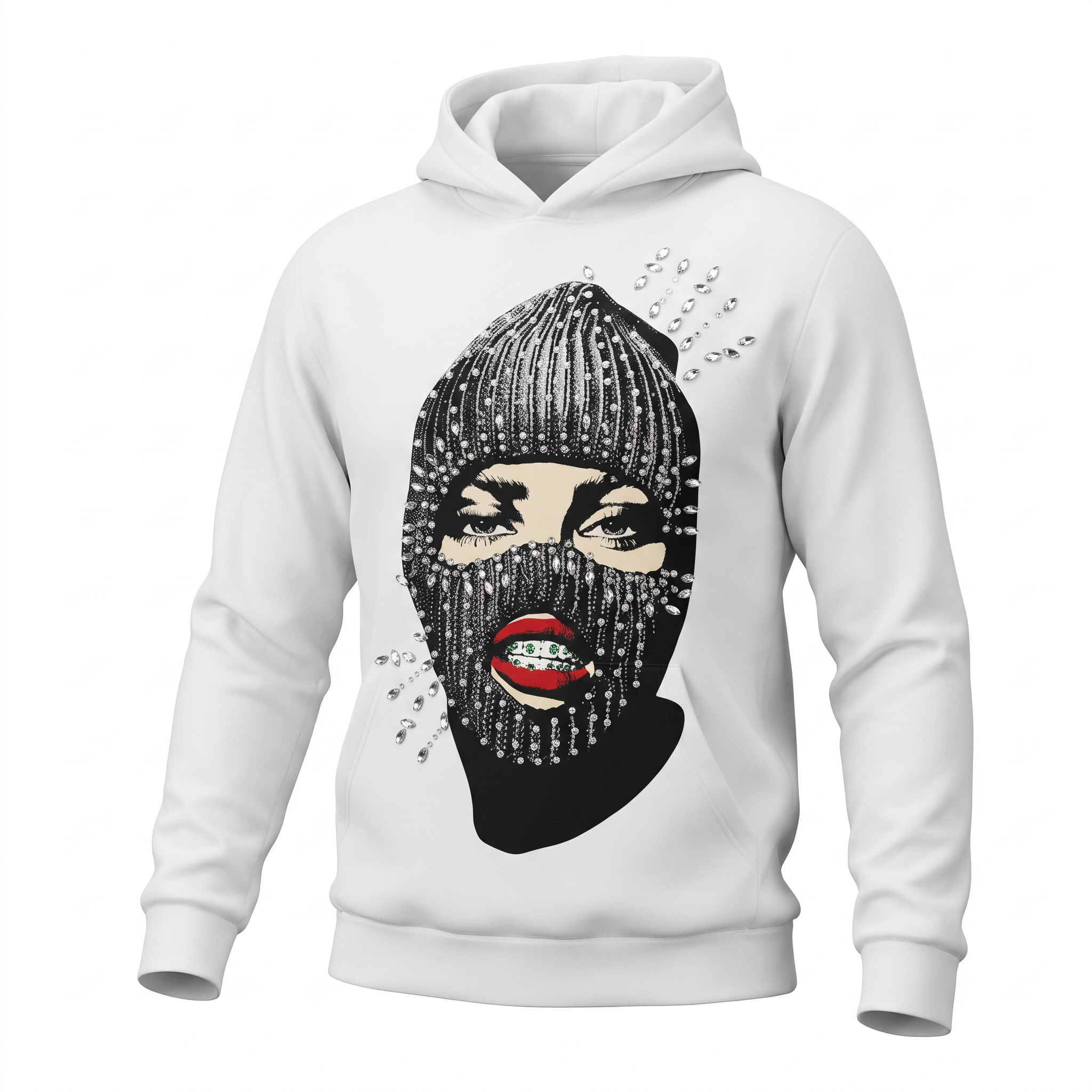 Politics Studios Mystic Crystal Vision Hoodie - White