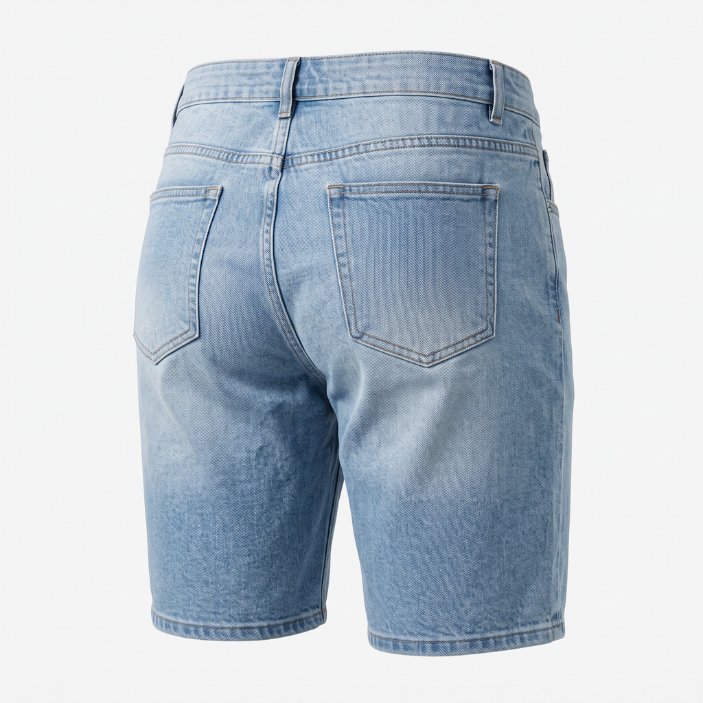 Politics Studios Bravo 780 Light Blue Jean Shorts