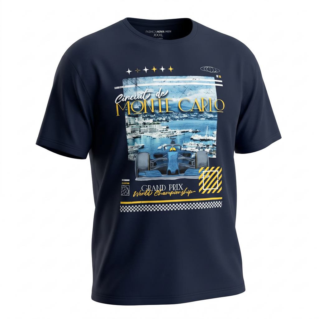 Nova Men Monte Carlo Grand Prix Tee - Navy