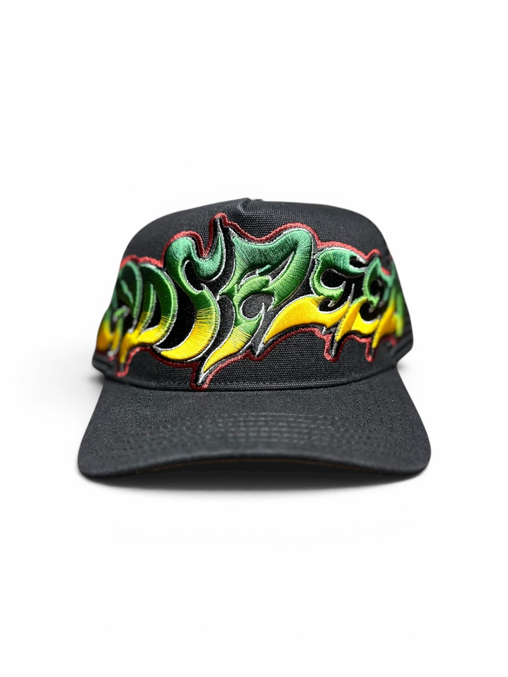Godspeed GS Neo Trucker Hat - Green/Yellow/Red