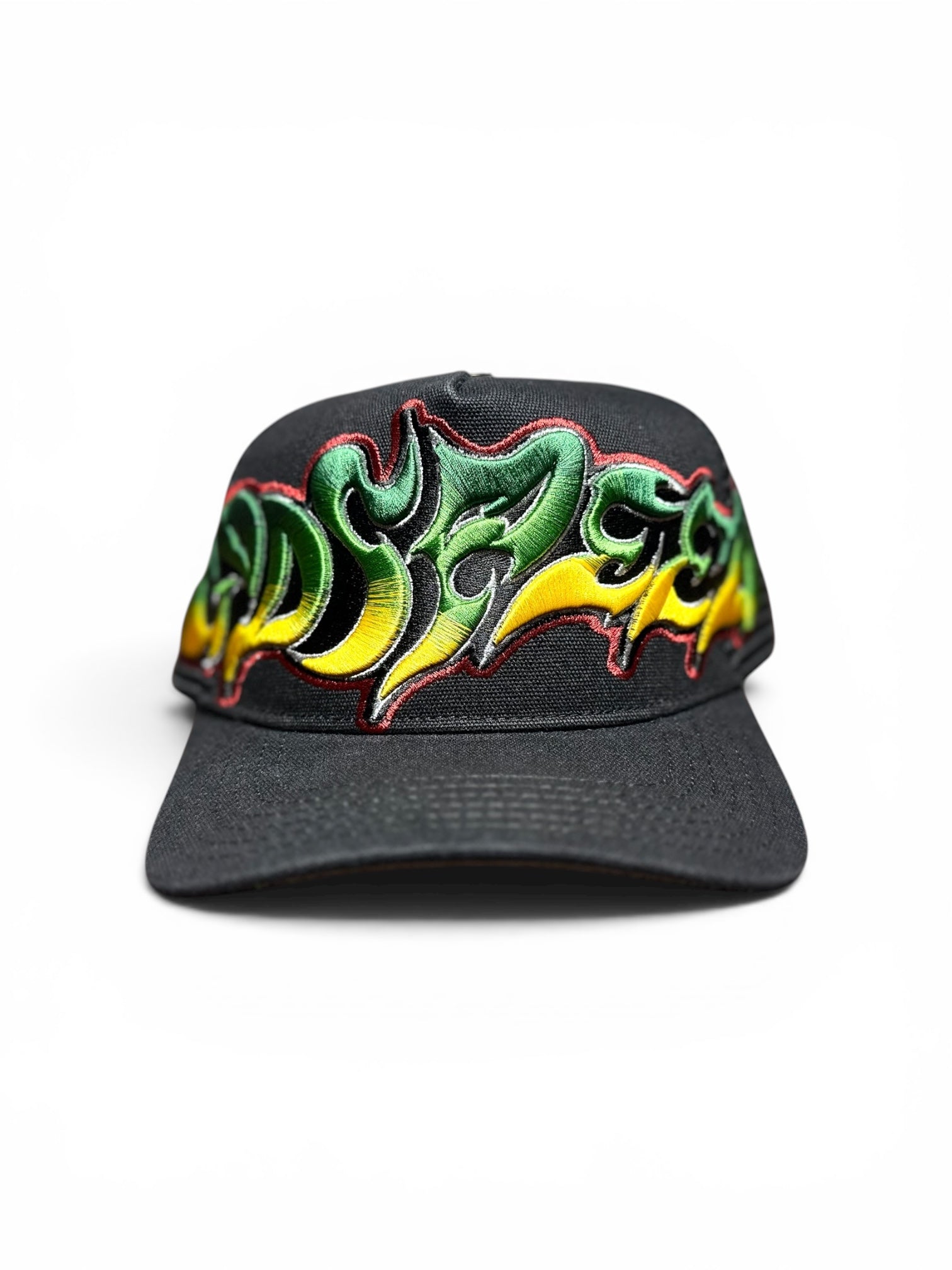 Godspeed GS Neo Trucker Hat - Green/Yellow/Red
