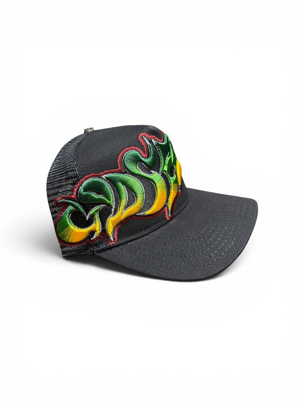 Godspeed GS Neo Trucker Hat - Green/Yellow/Red
